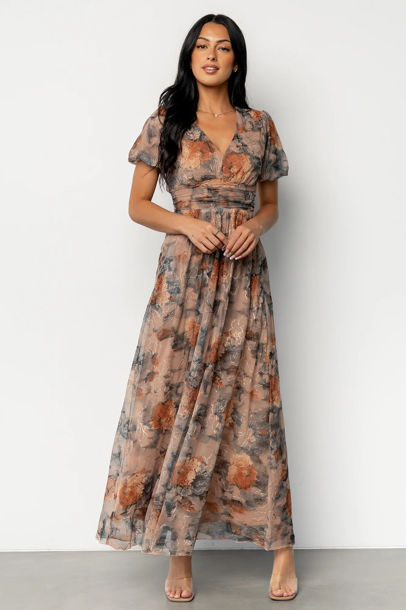 Ardley Maxi Dress | Copper + Slate Floral