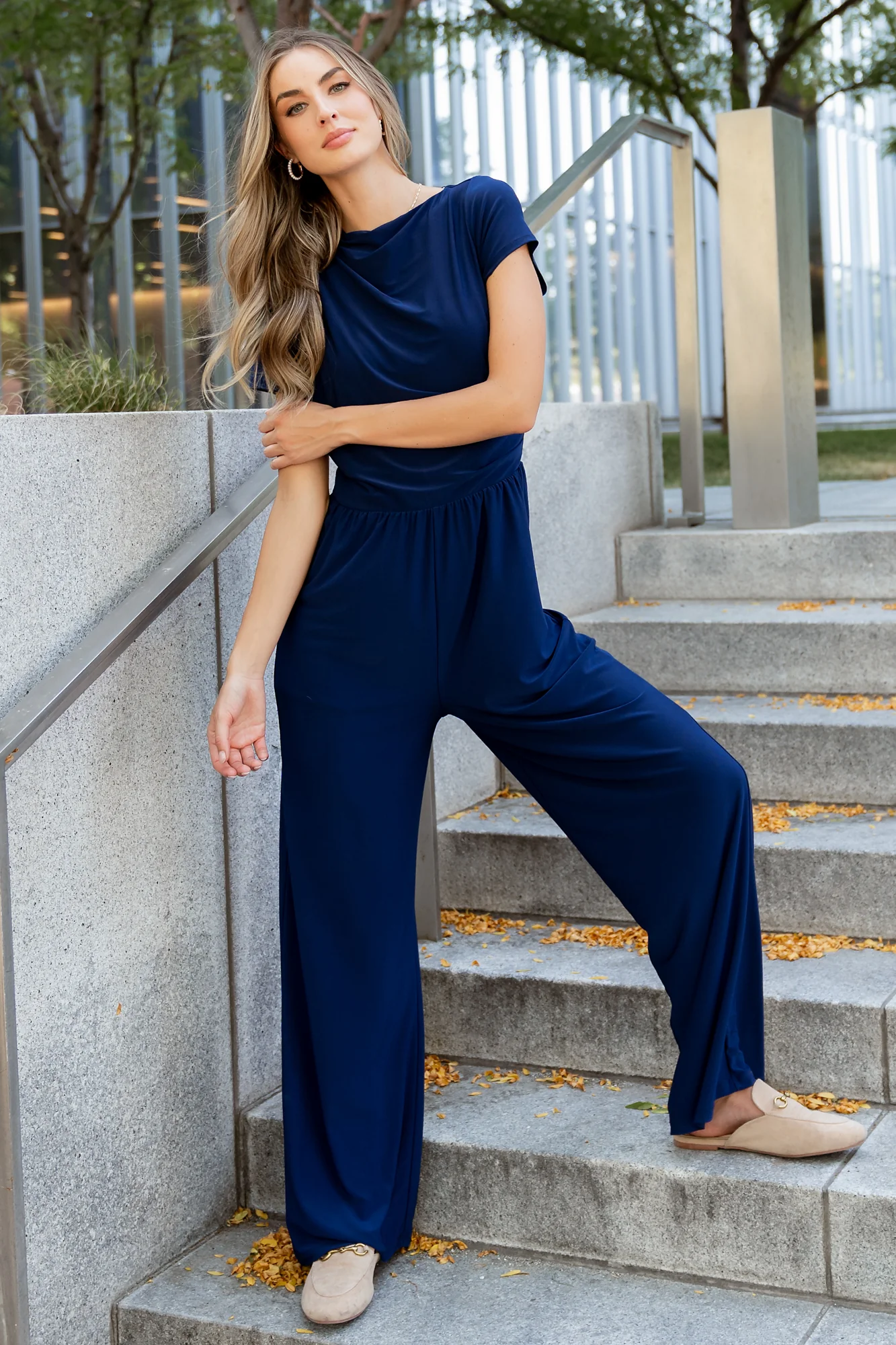 Quinn Jumpsuit | Navy