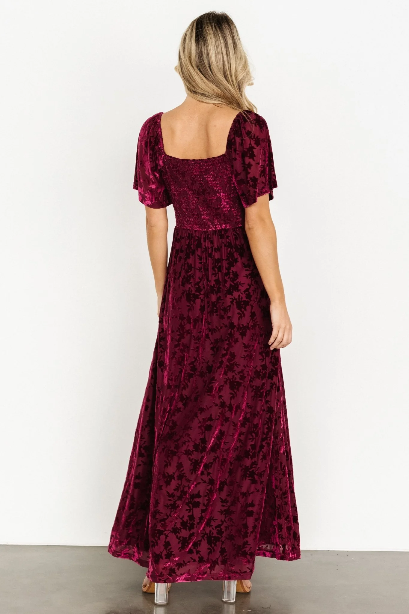Everley Velvet Maxi Dress | Mulberry
