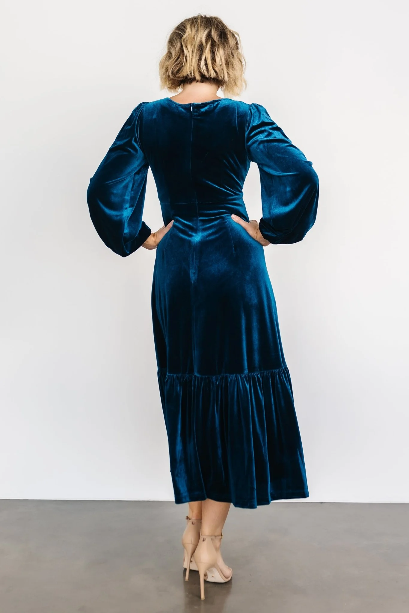 Erika Velvet Maxi Dress | Sapphire