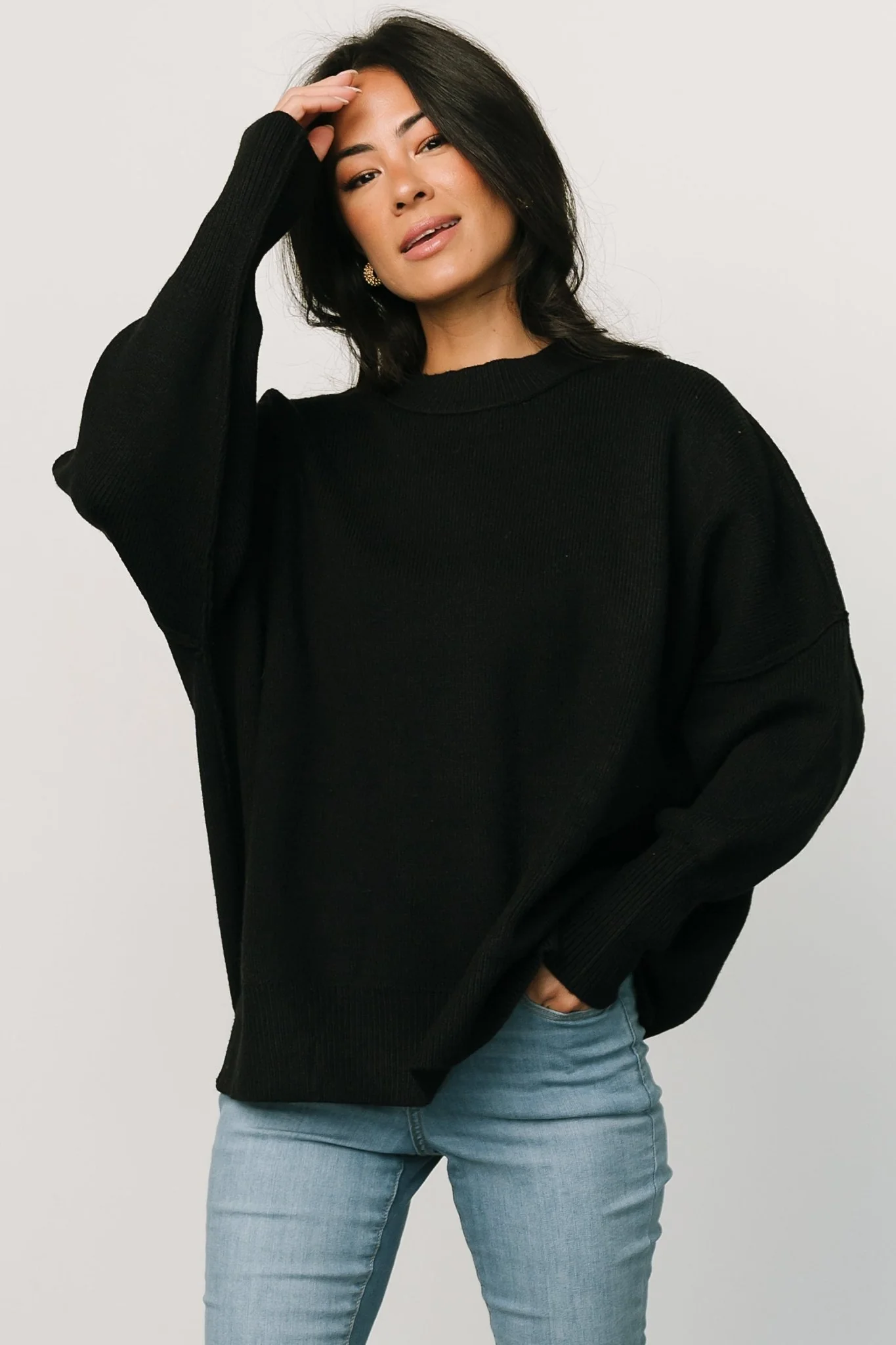 Jeremiah Knit Sweater | Black