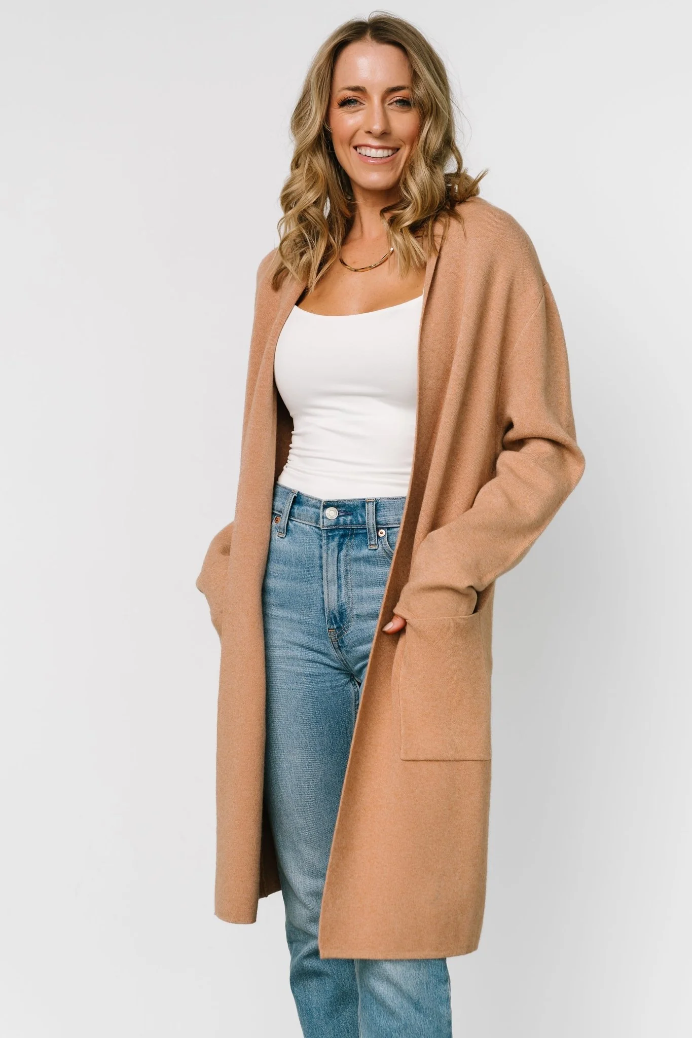 Nolan Cardigan | Camel