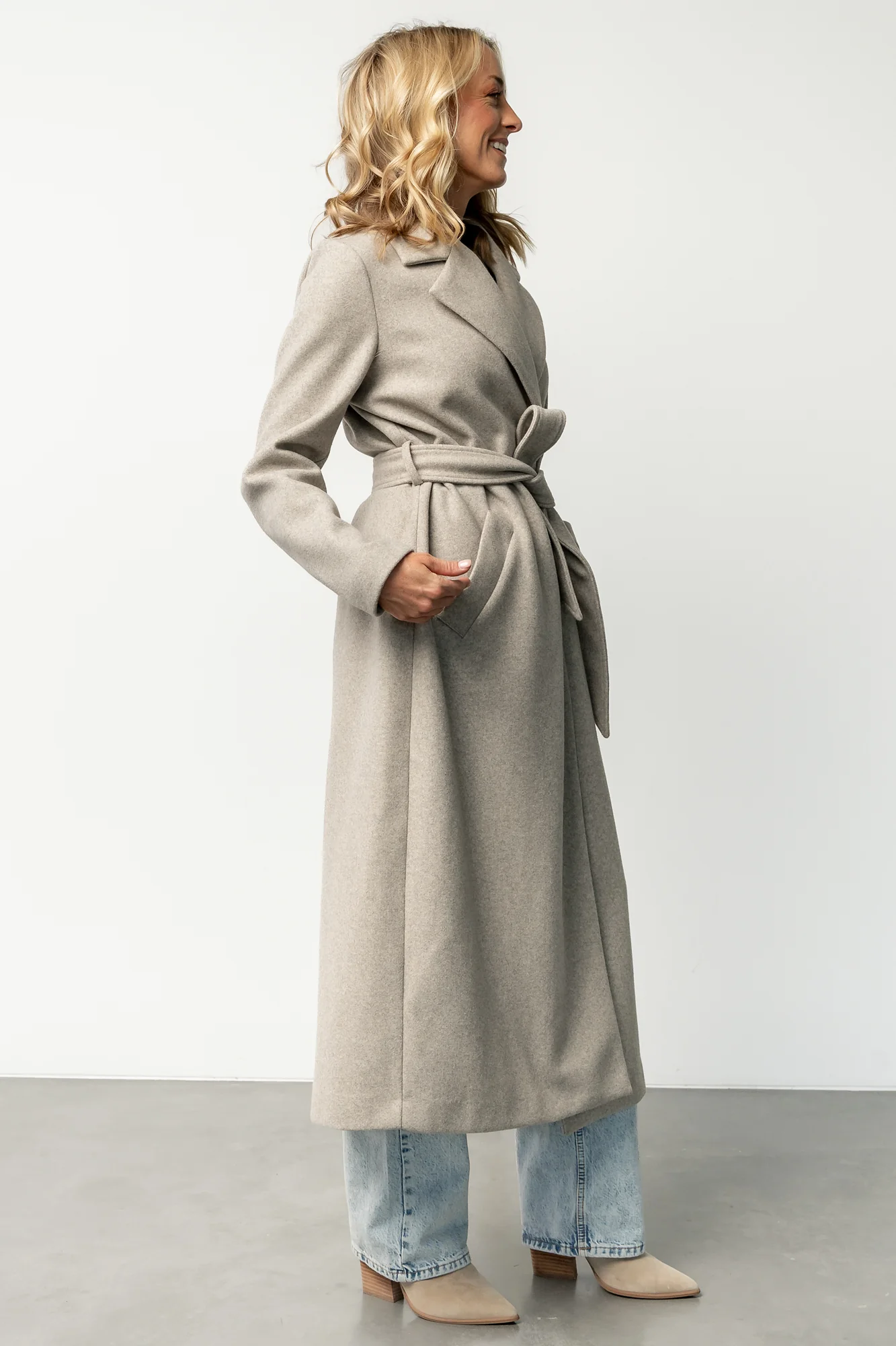 Glenwood Coat | Greige