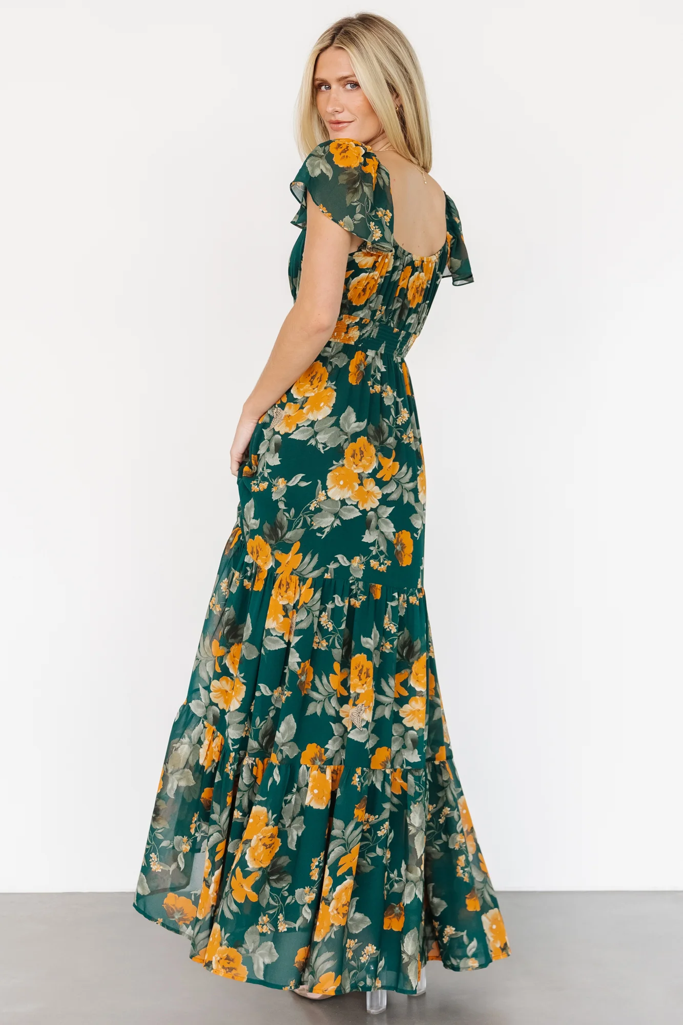 Genevive Maxi Dress | Deep Topaz Floral