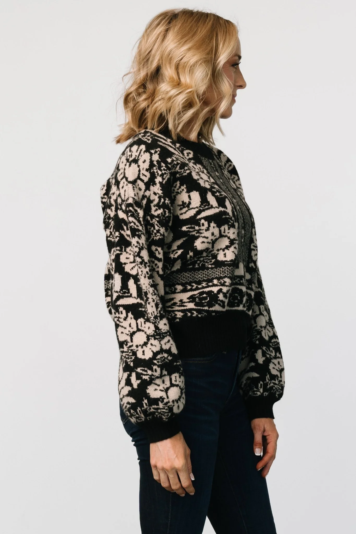 Salzburg Sweater | Black + Natural