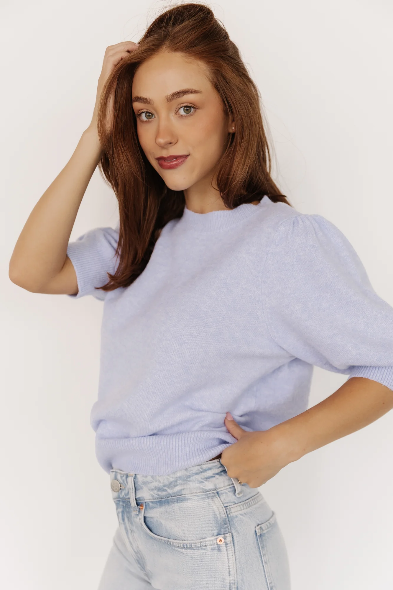 Keira Sweater Top | Lavender