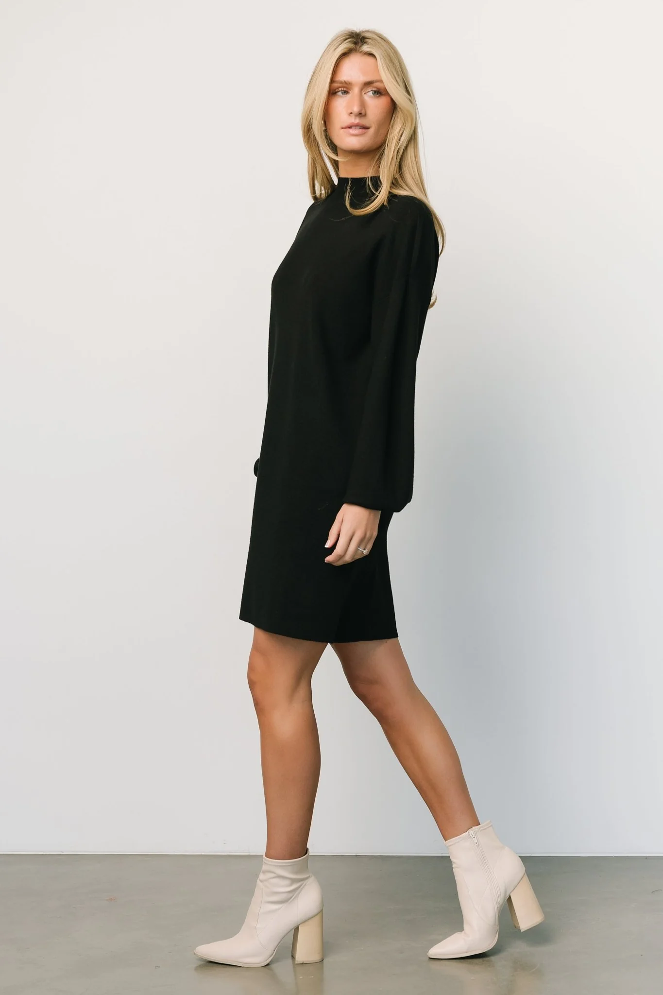 Jennings Sweater Dress | Black