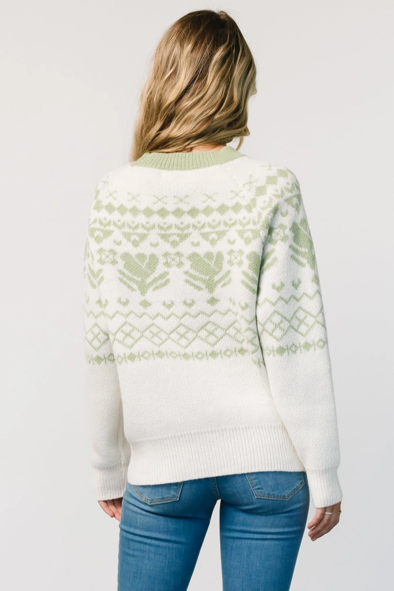 Lucerne Sweater | Ivory + Sage
