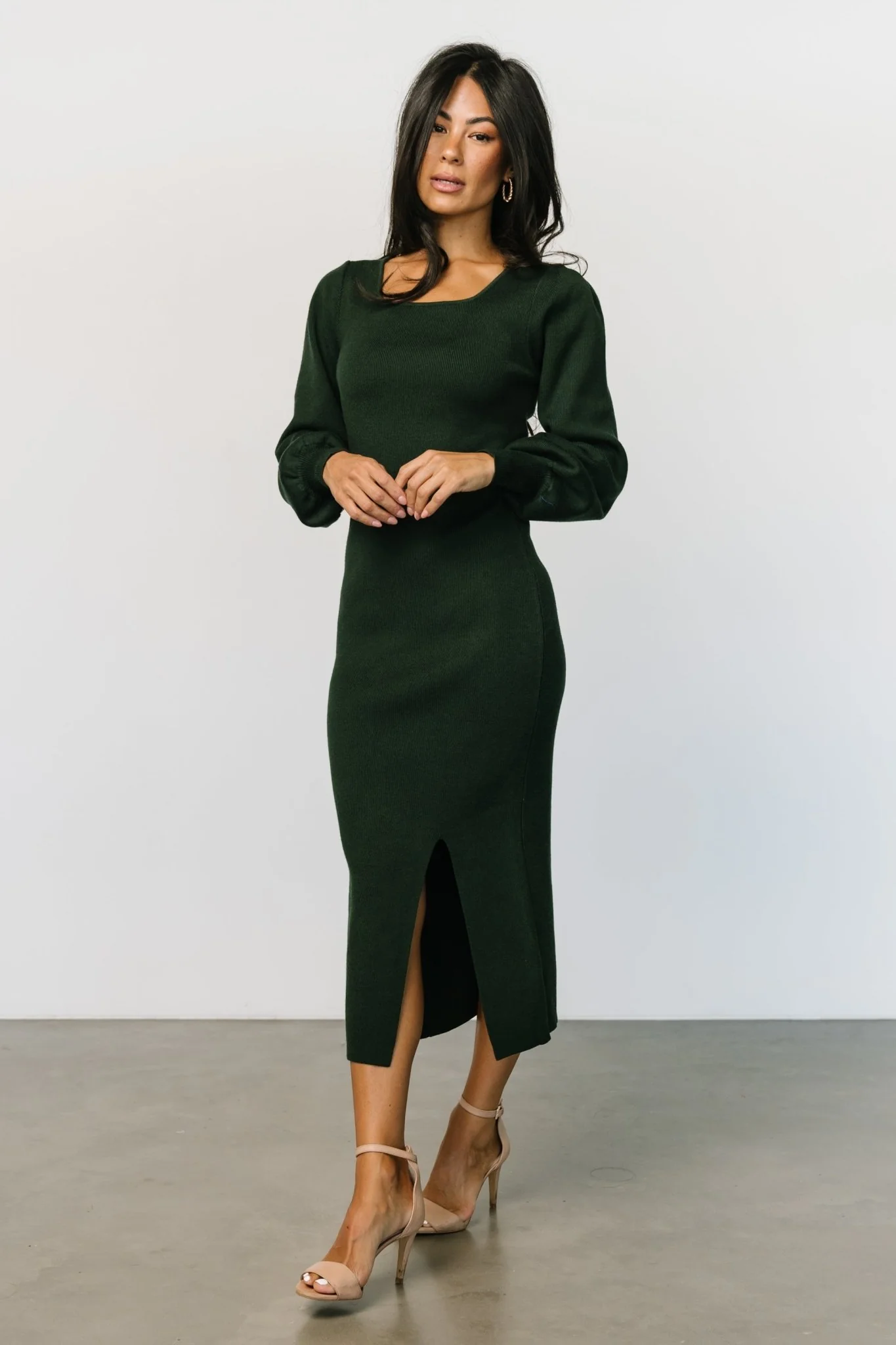 Kori Sweater Dress | Emerald