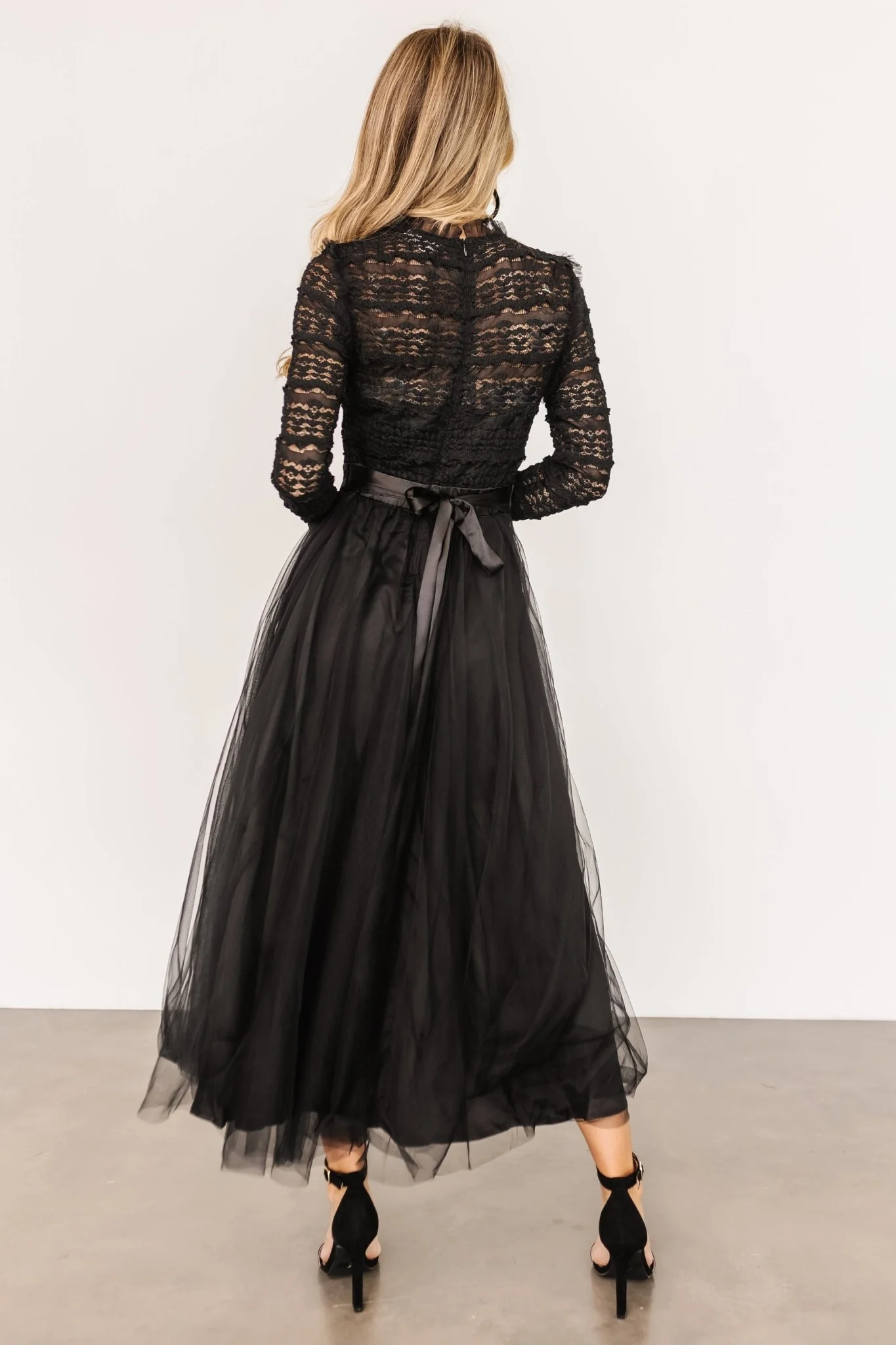 Lonnie Tulle Dress | Black