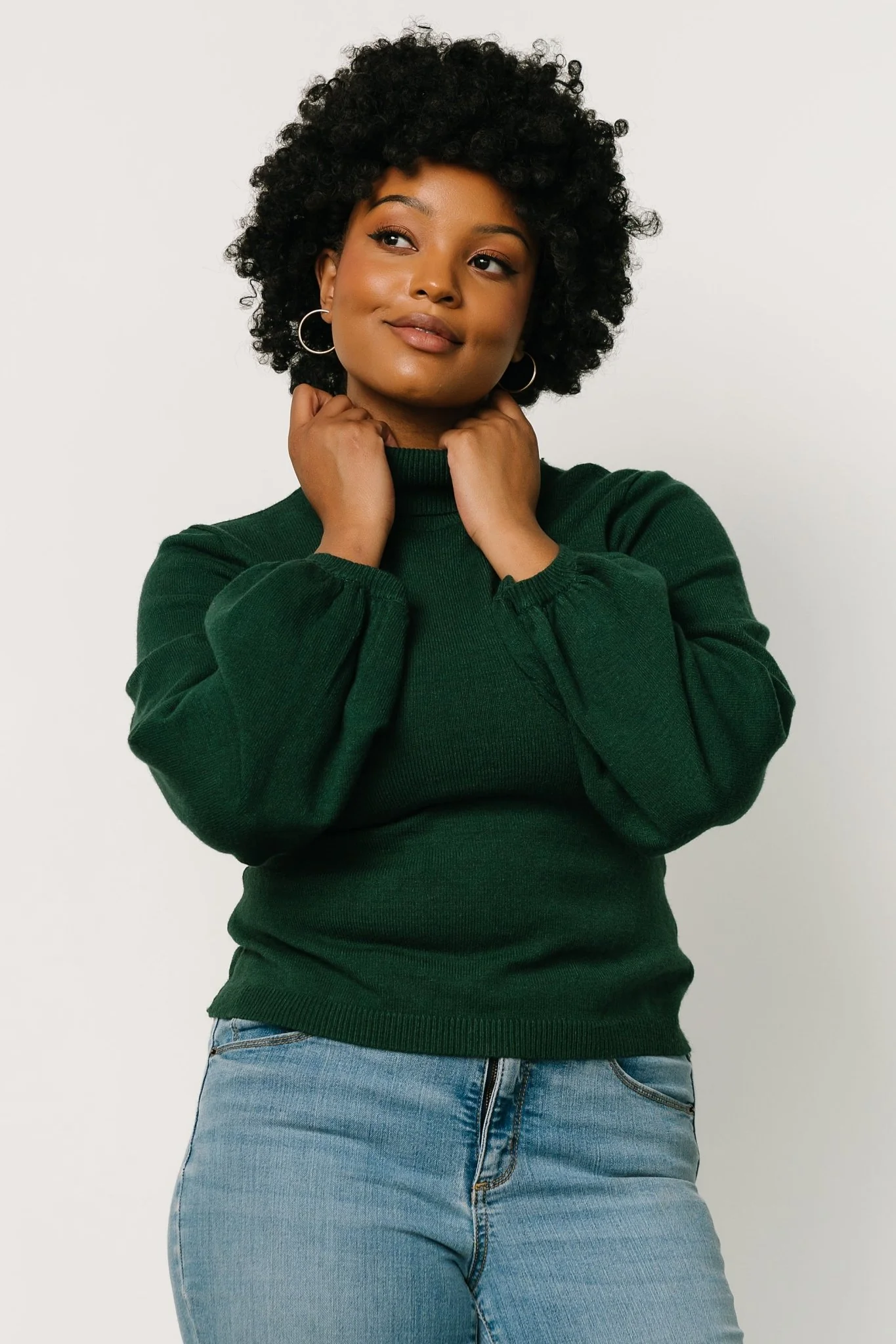 Nielsen Turtleneck Sweater | Emerald
