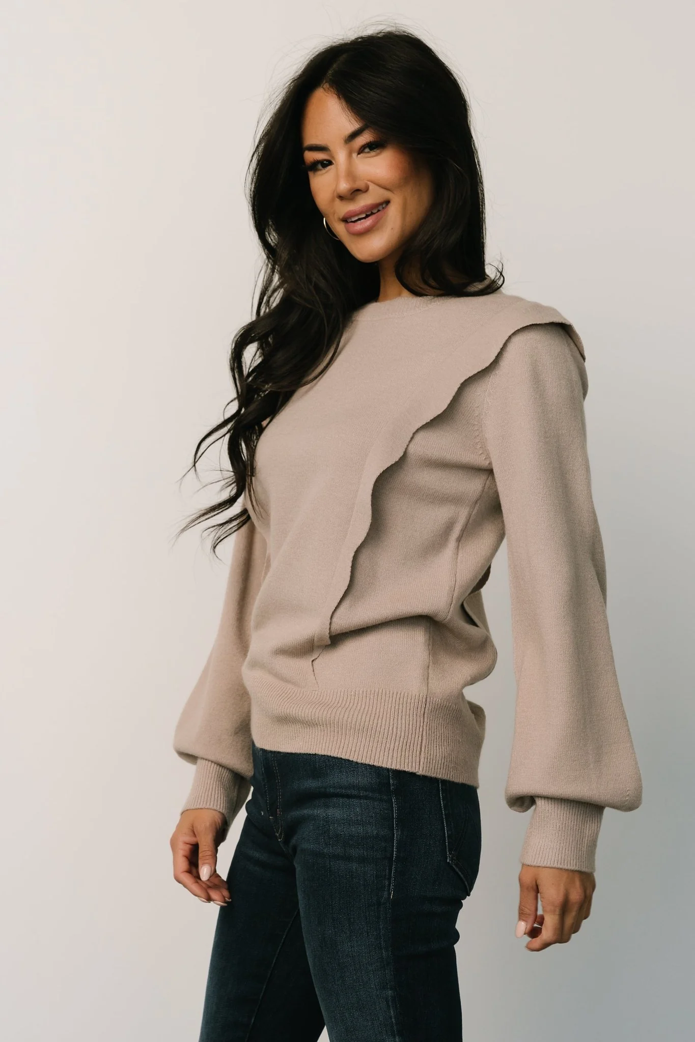 Stowe Sweater | Latte