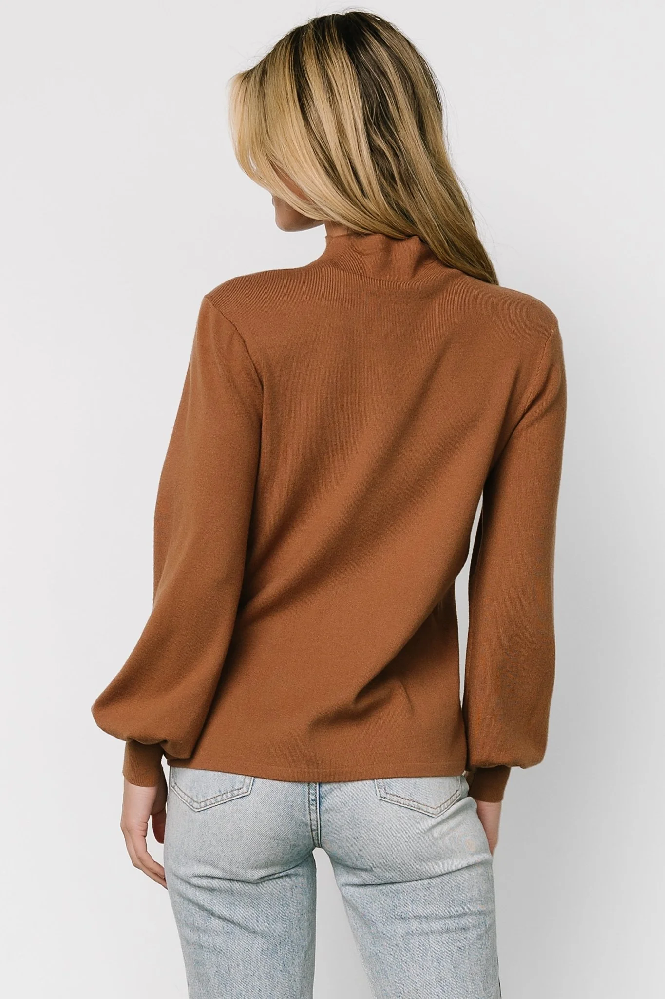 Sutton Sweater Top | Brown