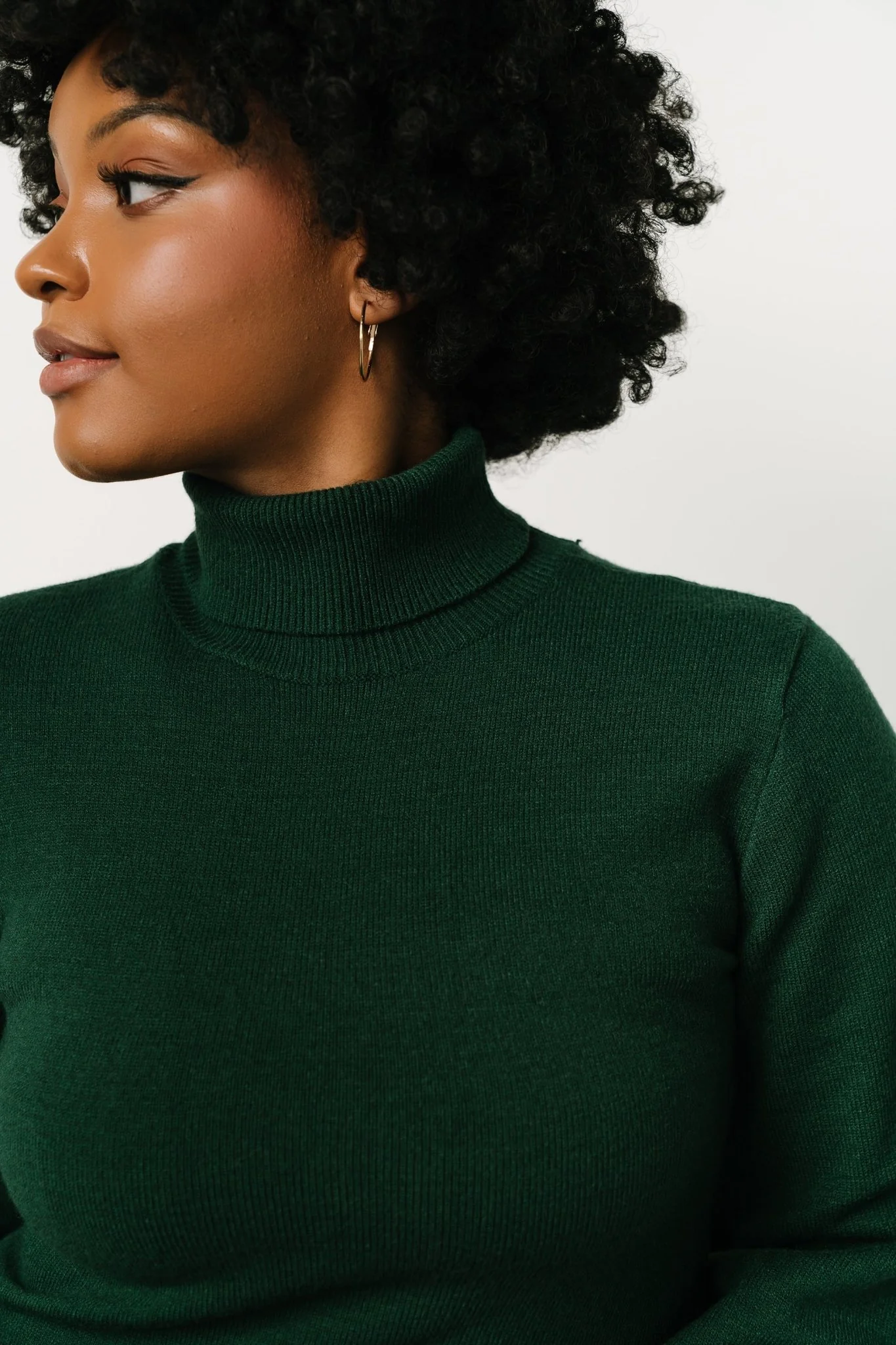 Nielsen Turtleneck Sweater | Emerald
