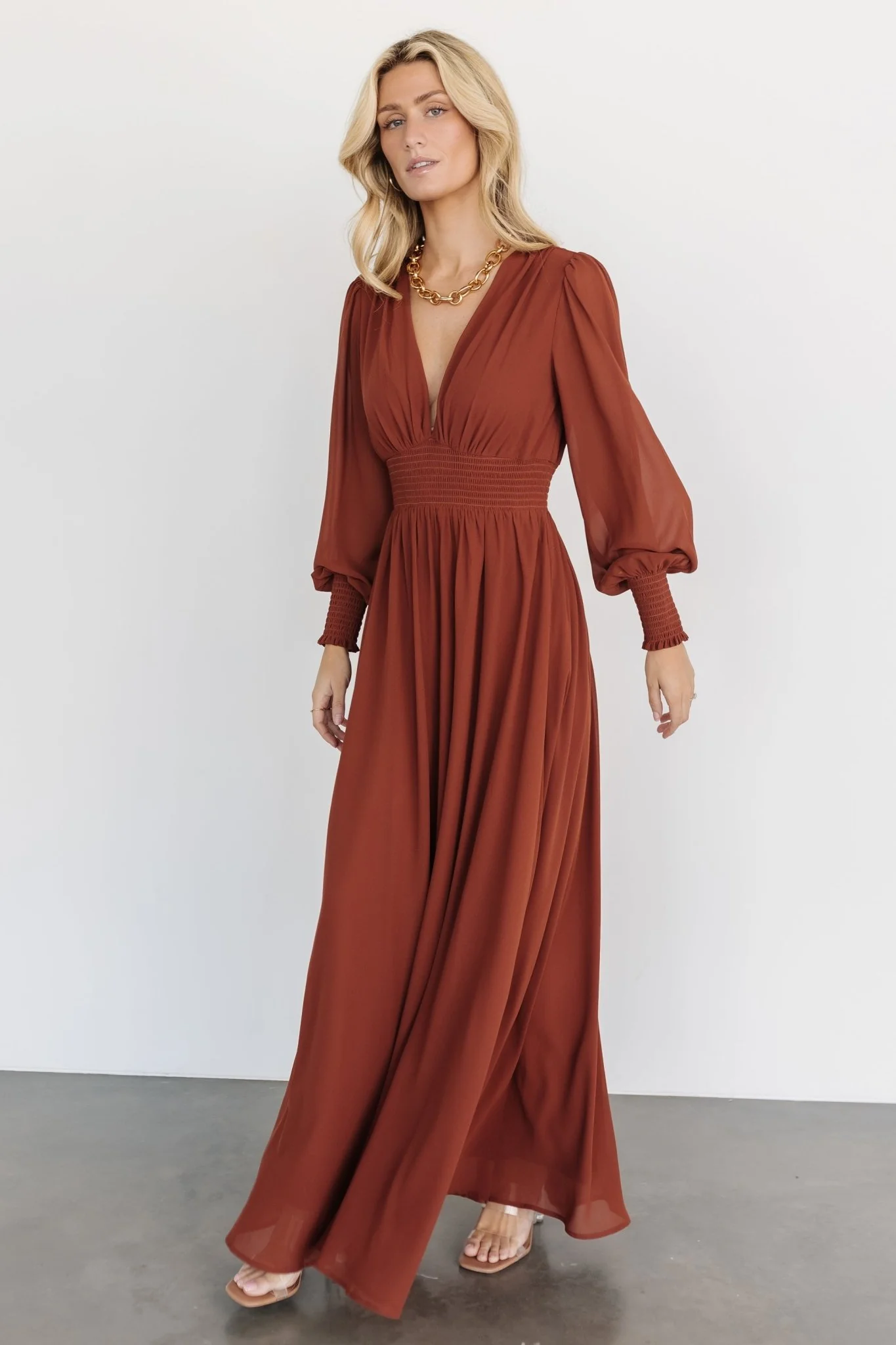 Olivia Maxi Dress | Cinnamon