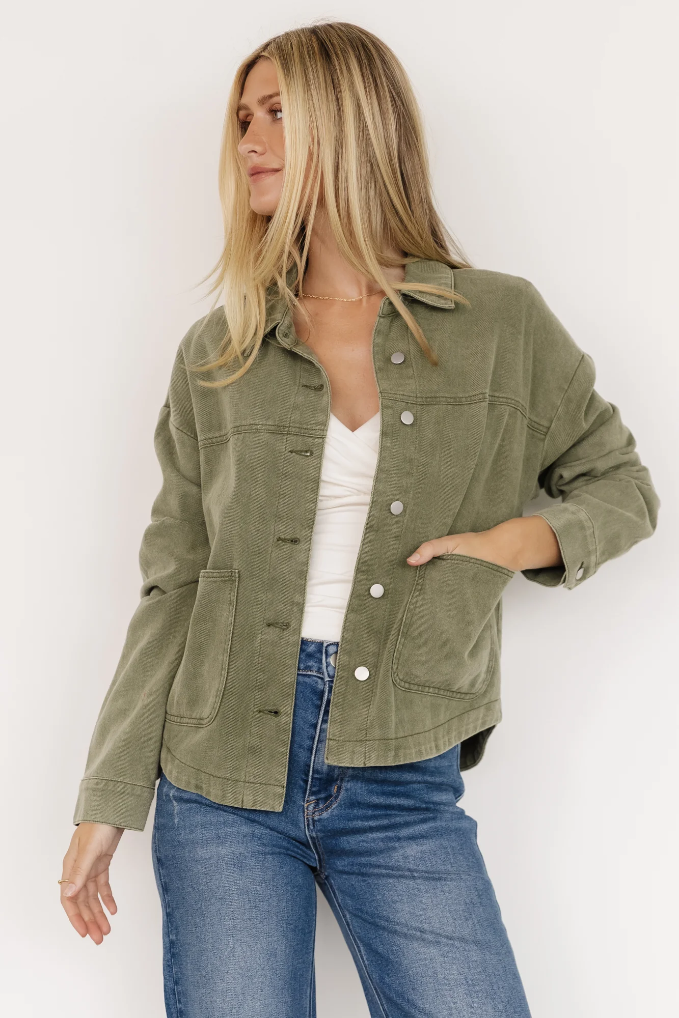 Finn Lightweight Jacket | Olive