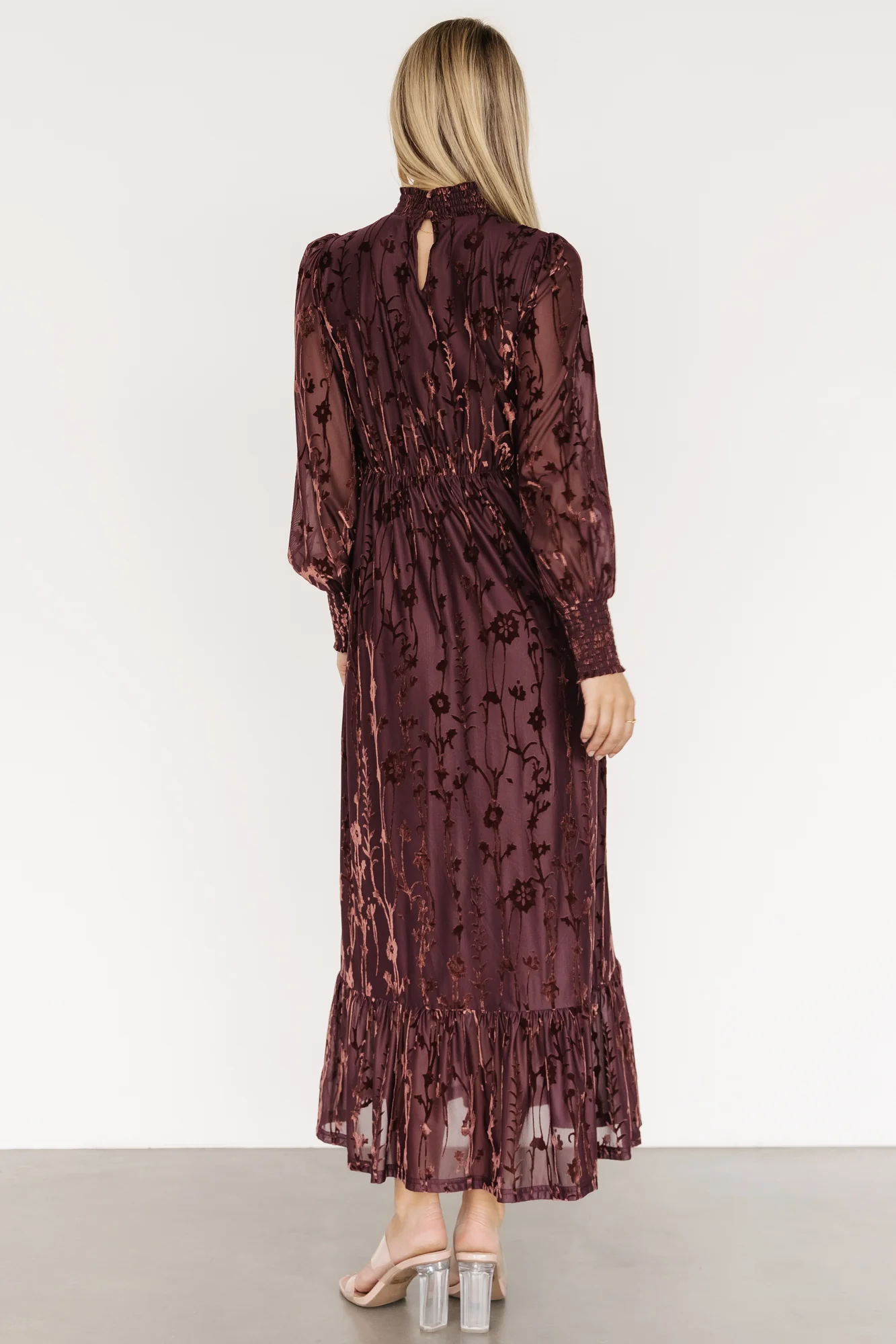 Penelope Velvet Maxi Dress | Clove