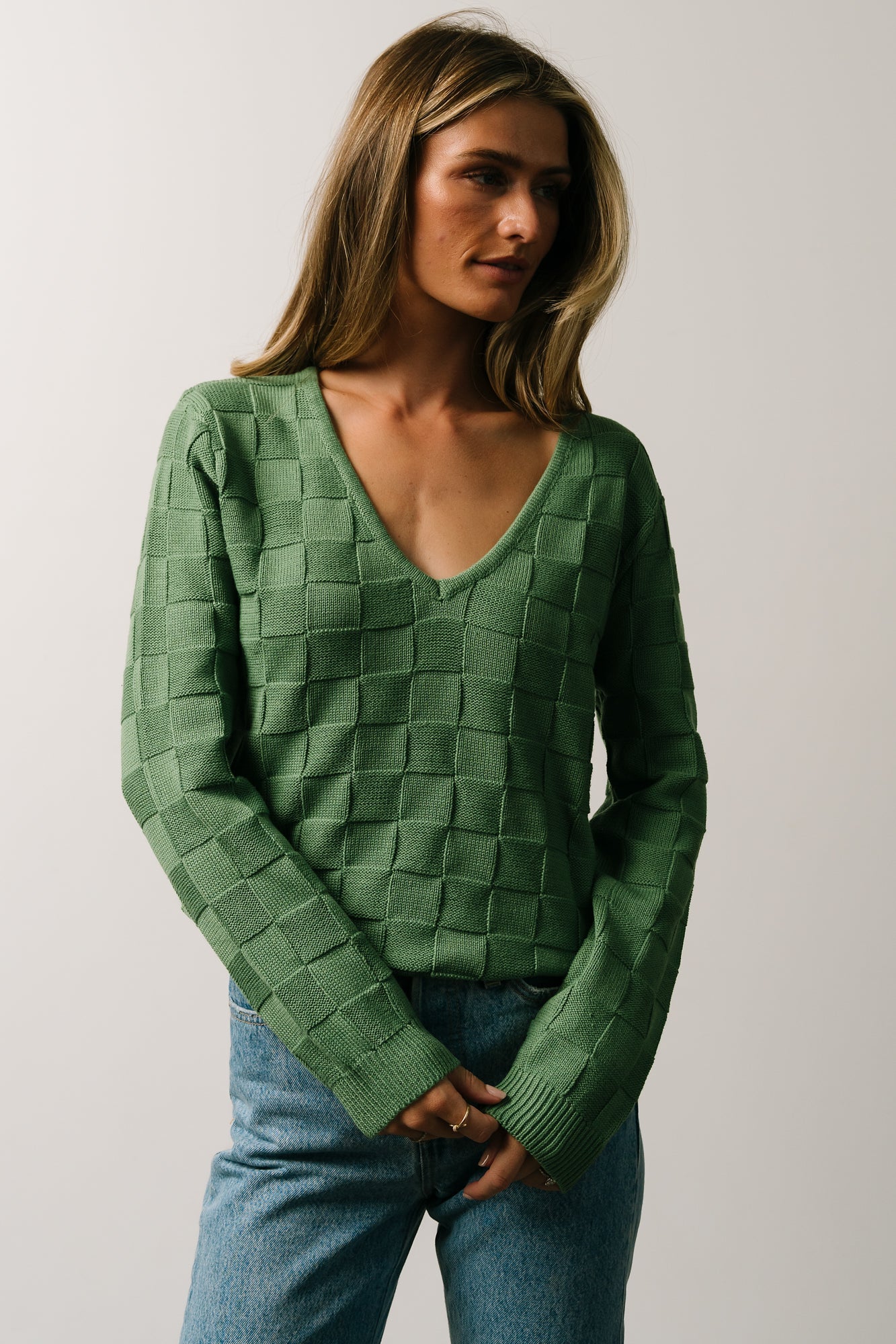 Troy Knit Sweater | Green