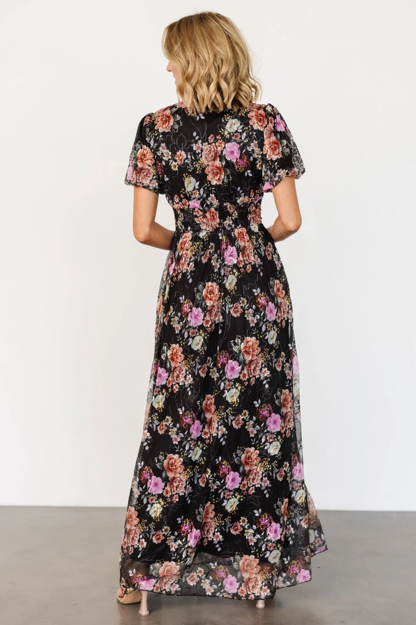 Ardley Maxi Dress | Black Multi Floral