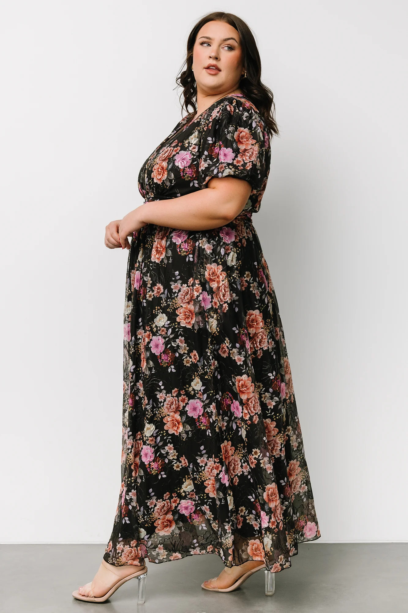 Ardley Maxi Dress | Black Multi Floral
