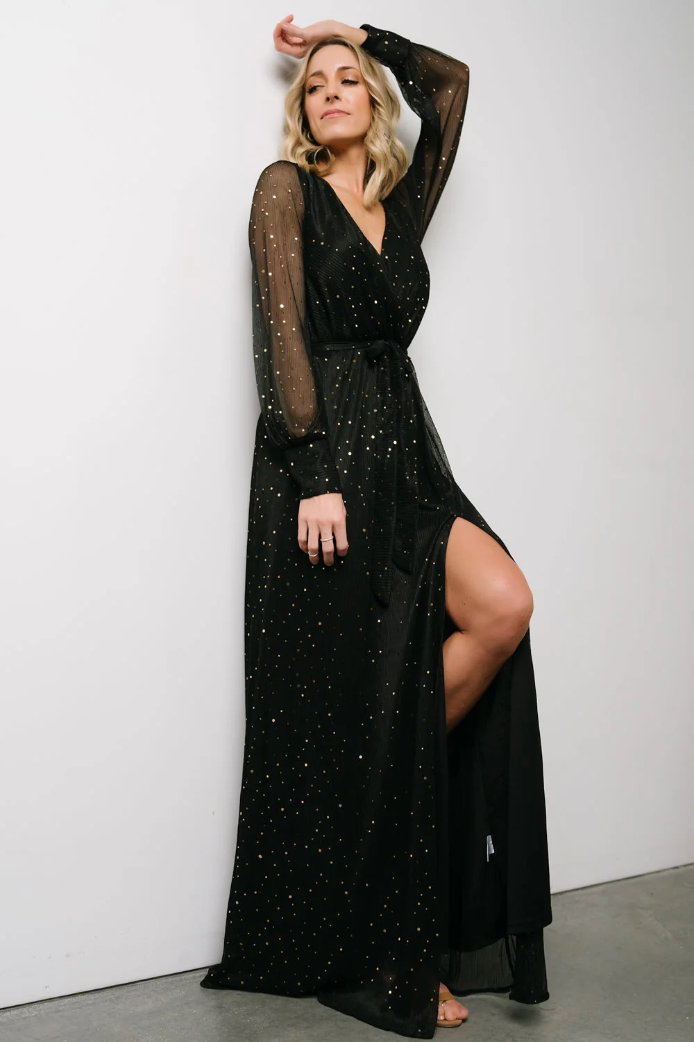 Abigail Sparkle Gown | Black