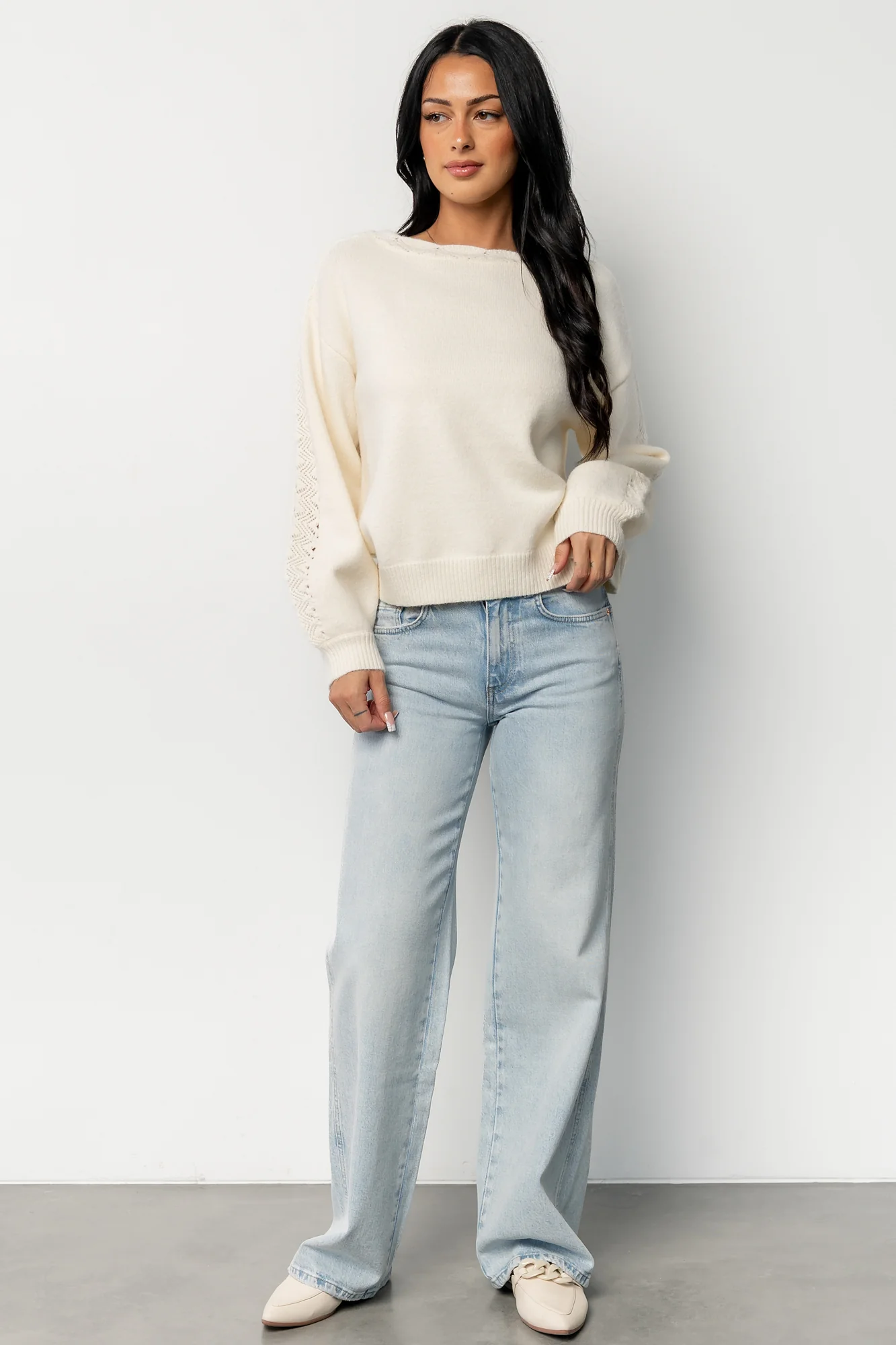 Lilja Knit Sweater | Cream