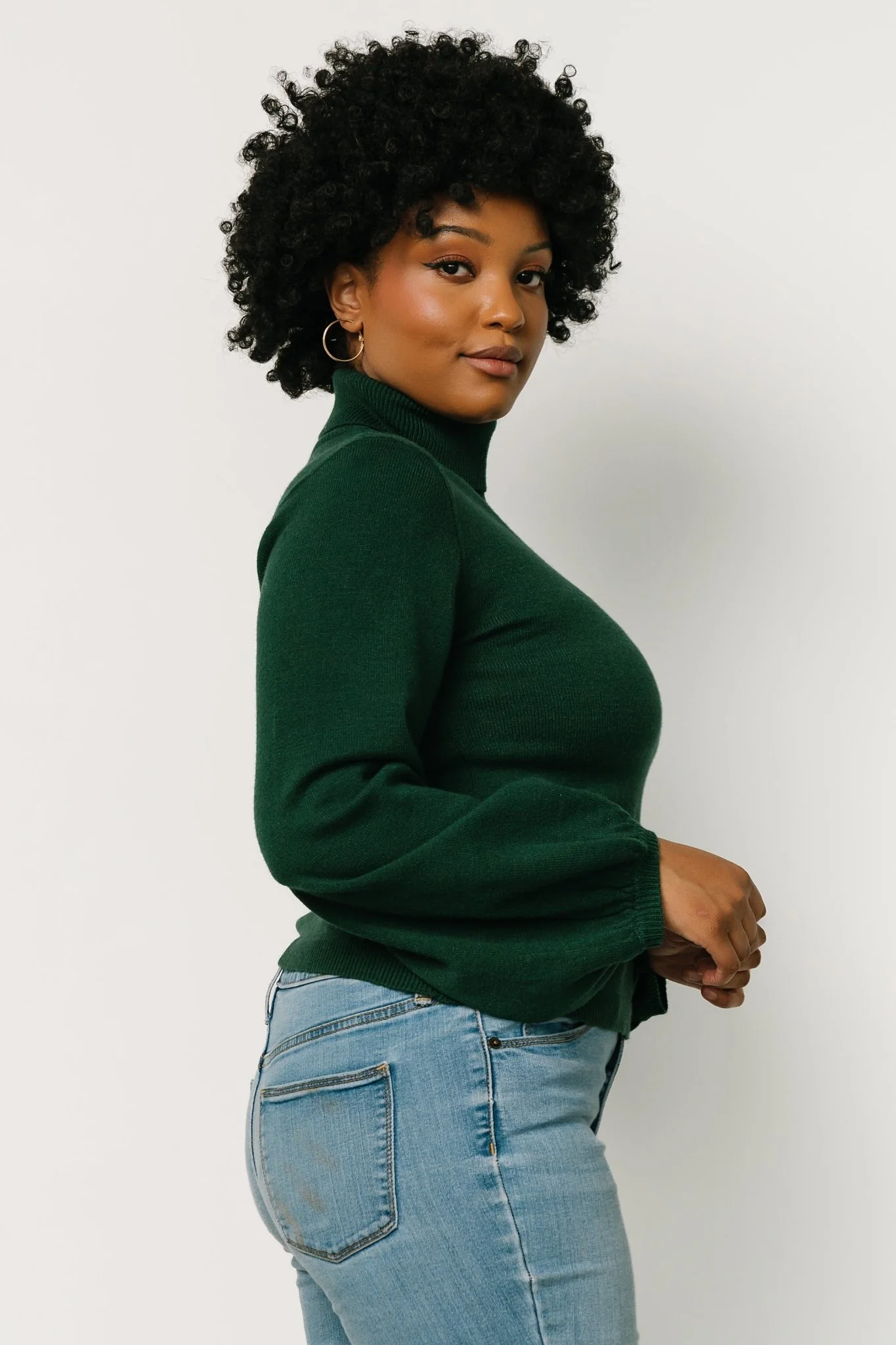 Nielsen Turtleneck Sweater | Emerald
