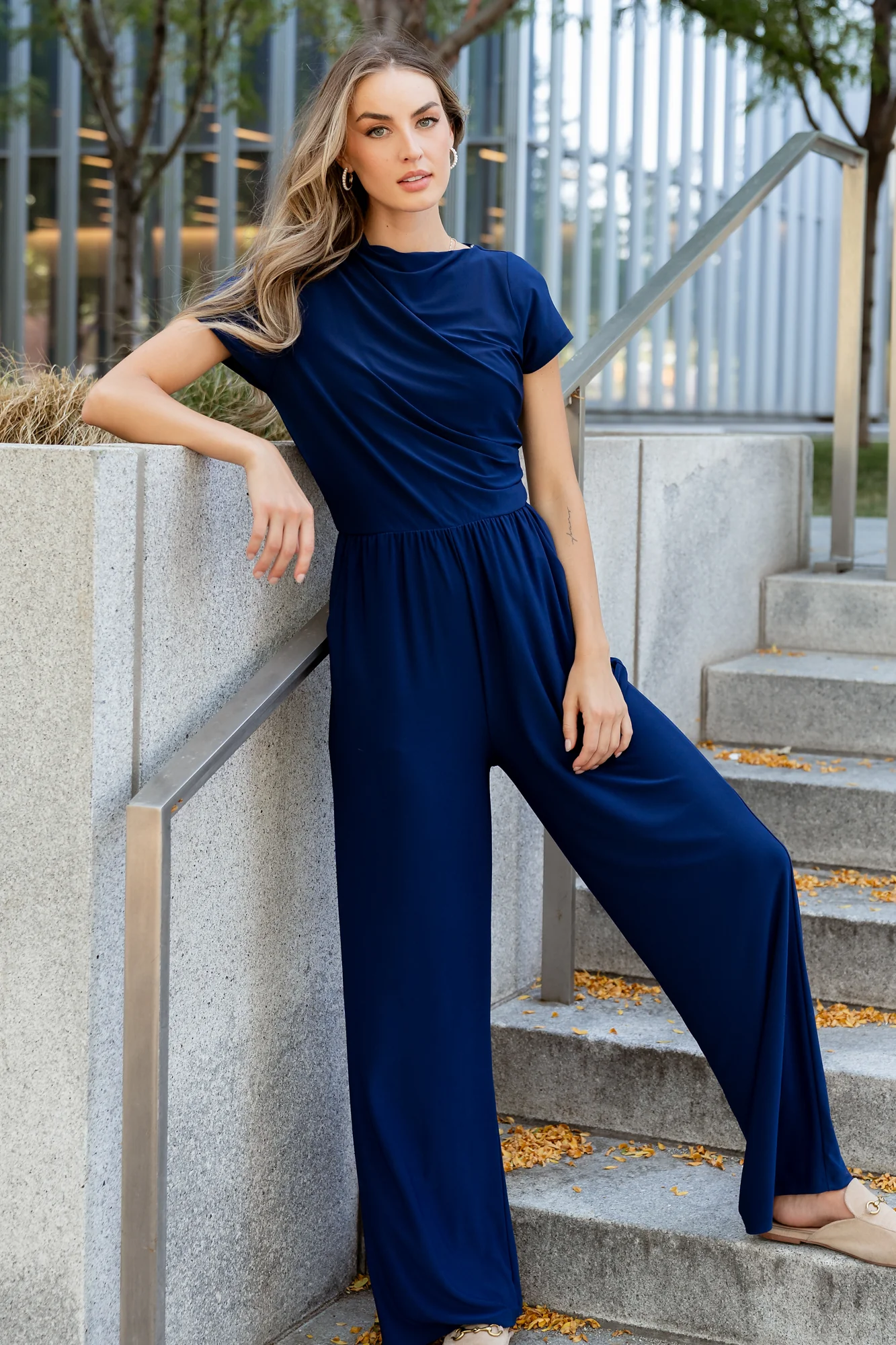 Quinn Jumpsuit | Navy