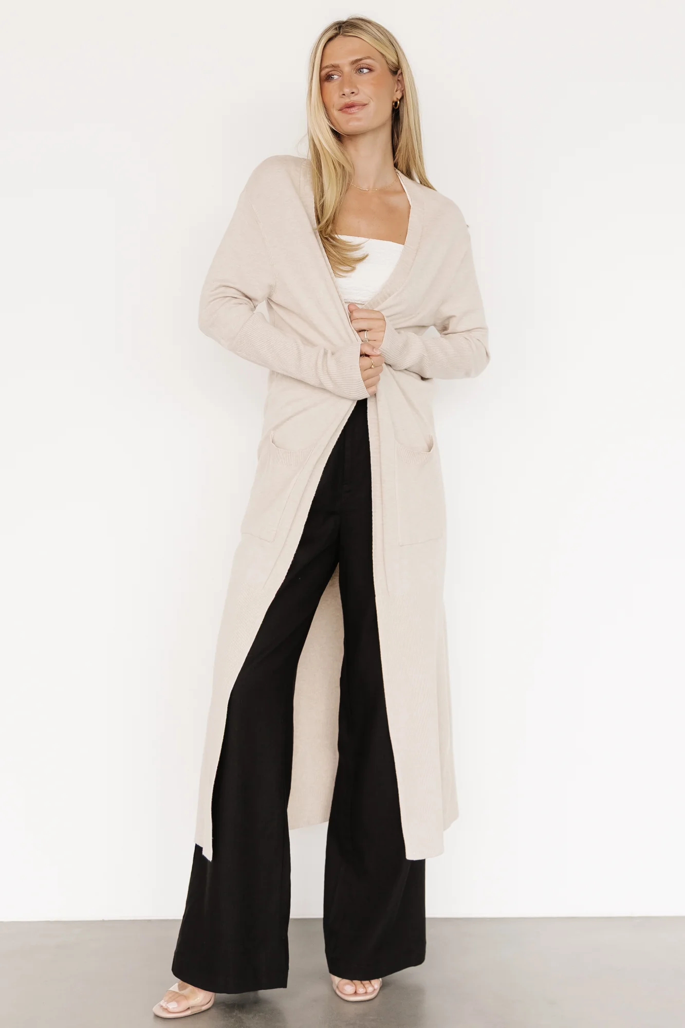 Adrienne Duster Cardigan | Natural