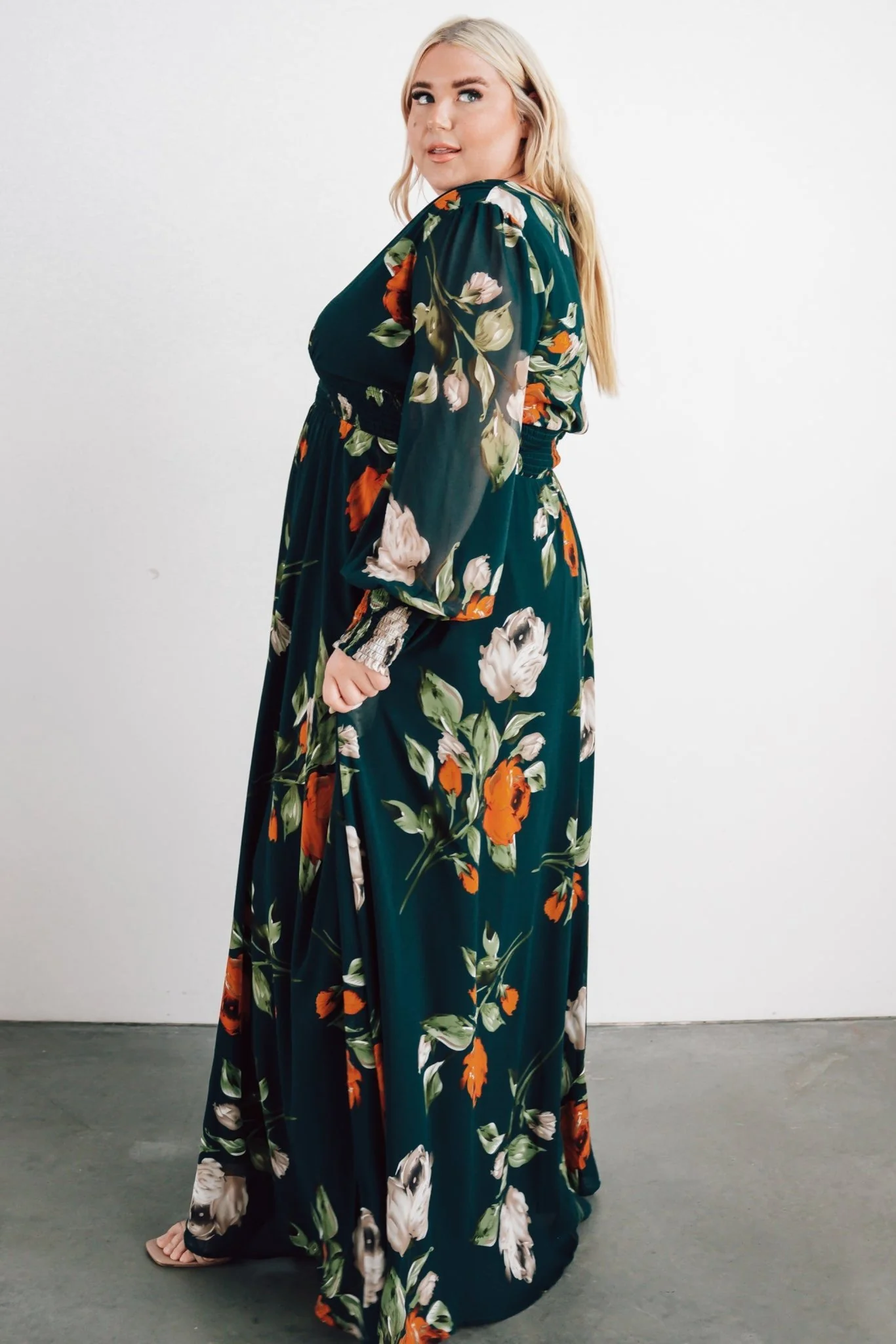 Olivia Maxi Dress | Deep Topaz Floral