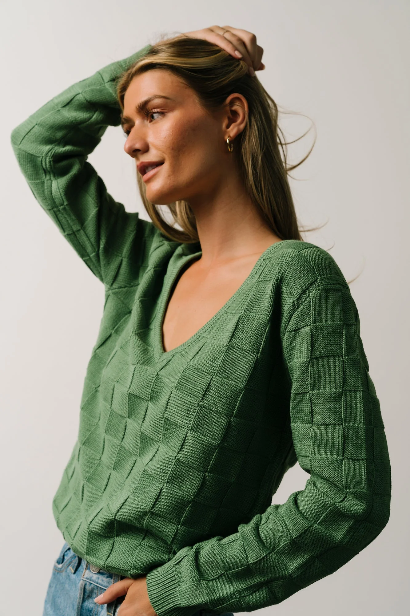 Troy Knit Sweater | Green