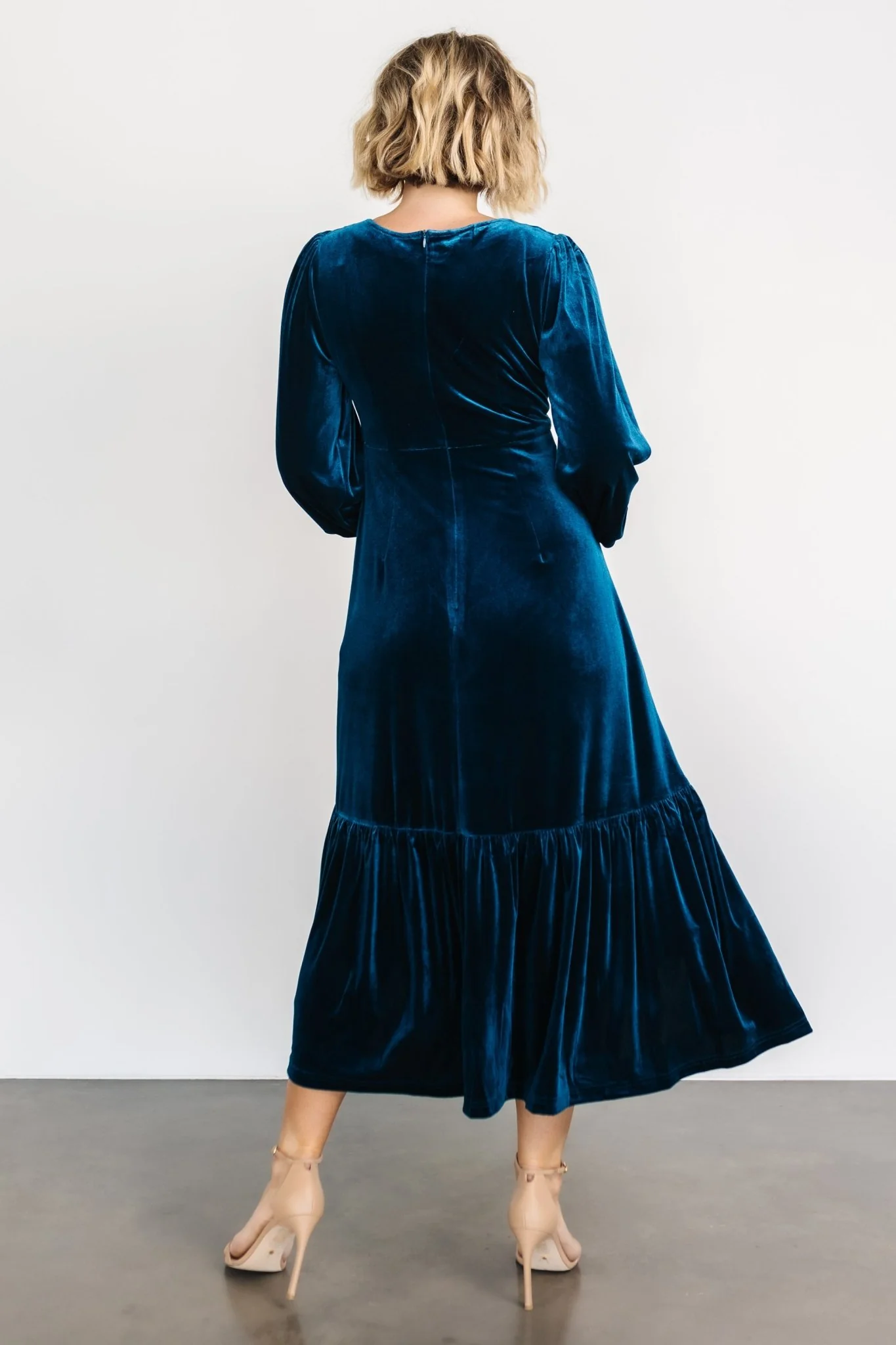 Erika Velvet Maxi Dress | Sapphire