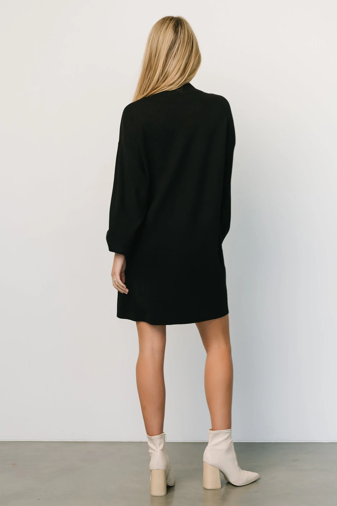 Jennings Sweater Dress | Black