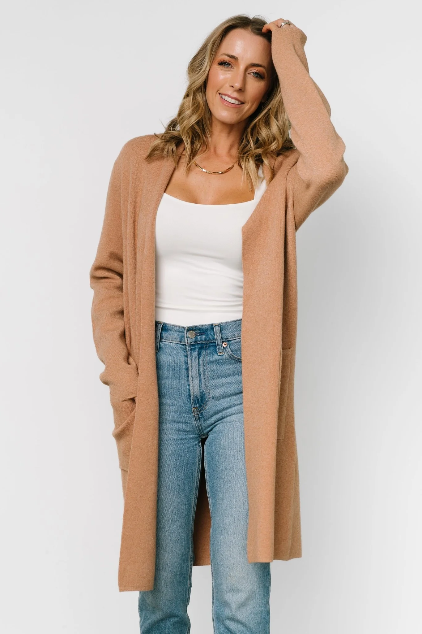 Nolan Cardigan | Camel