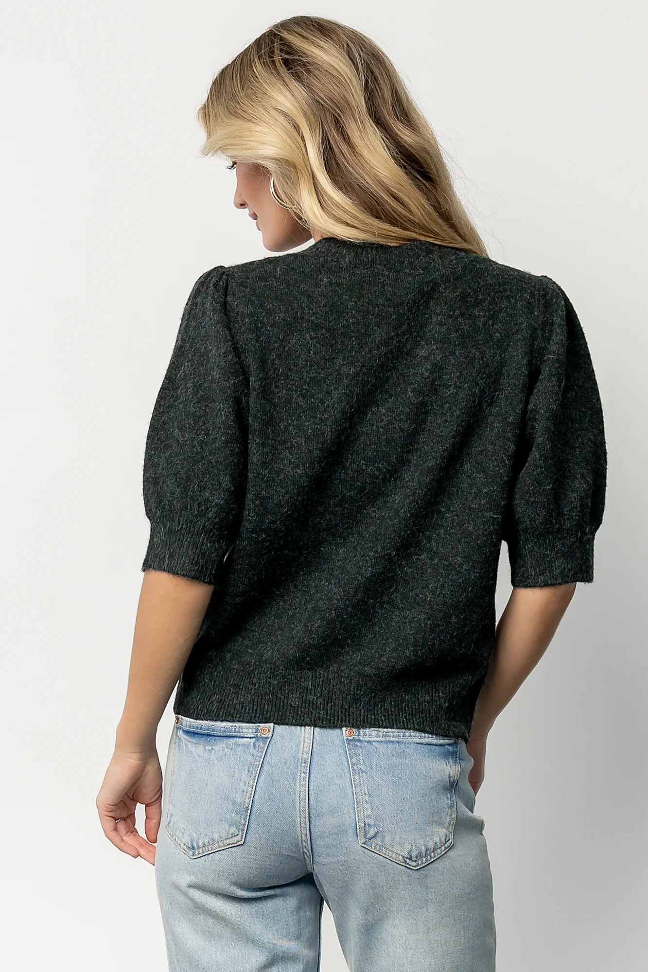 Keira Sweater Top | Dark Green