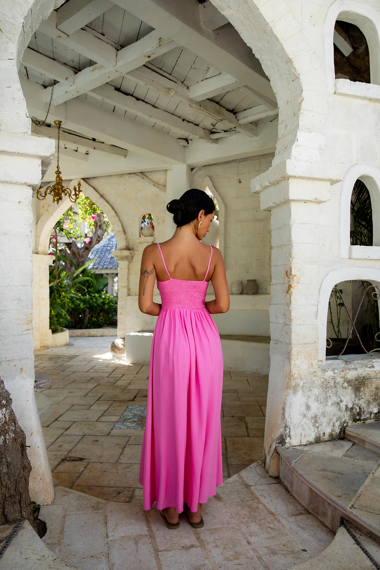 Peppamayo Blushing Lovers Maxi Dress Pink