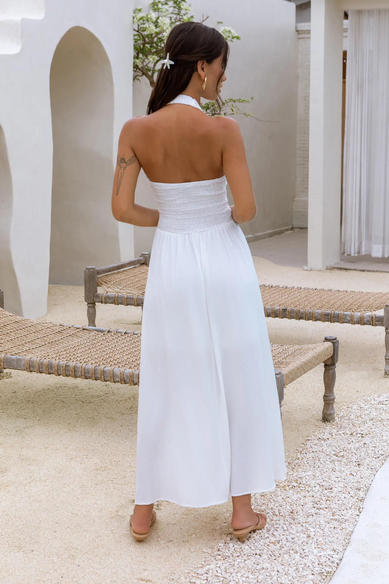 Heart Of Ours Maxi Dress White