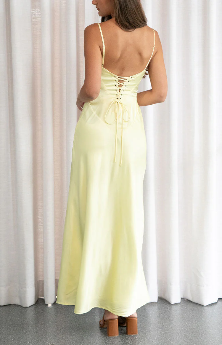 Joey Yellow Maxi Dress