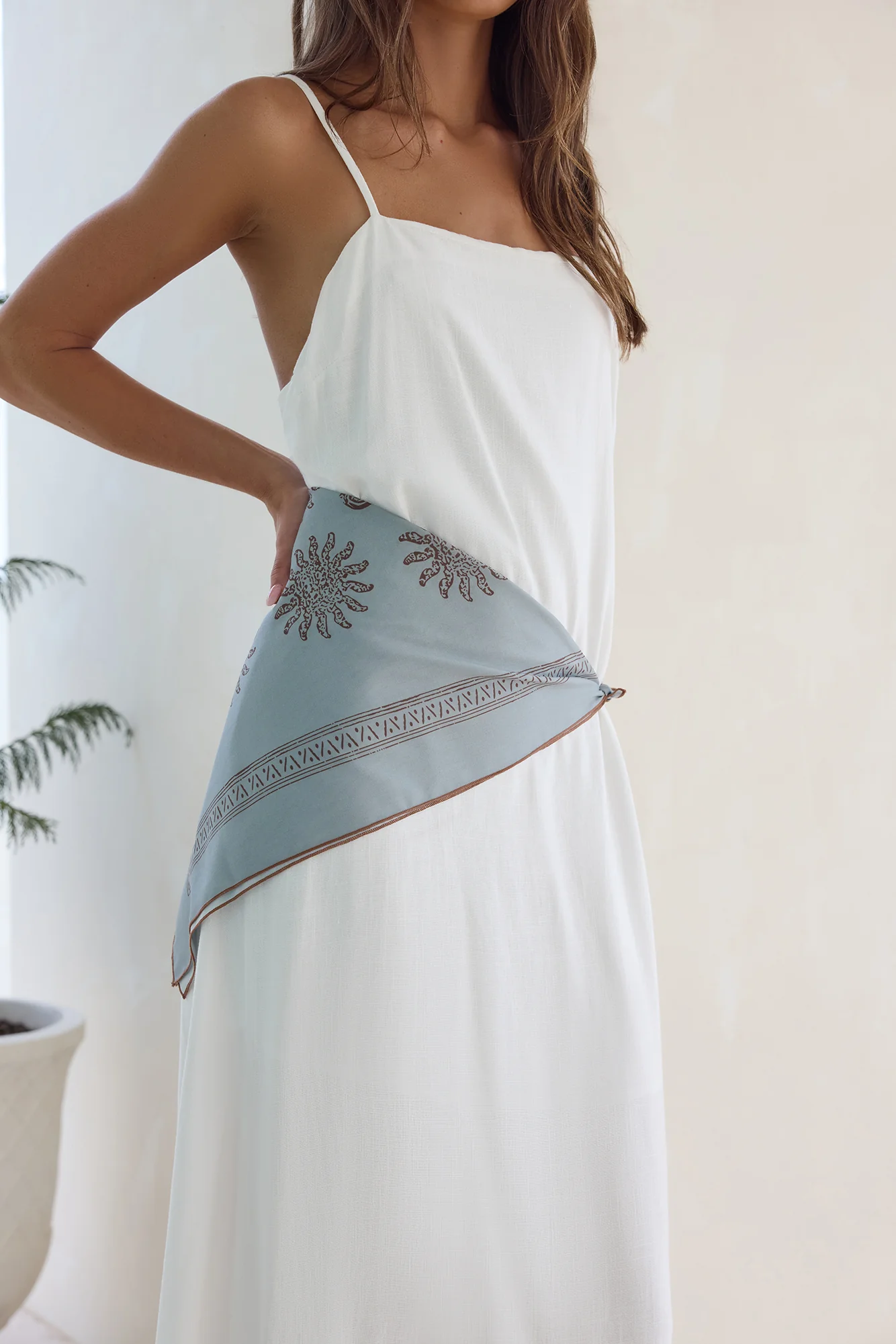 Warmth Of Love Maxi Dress White