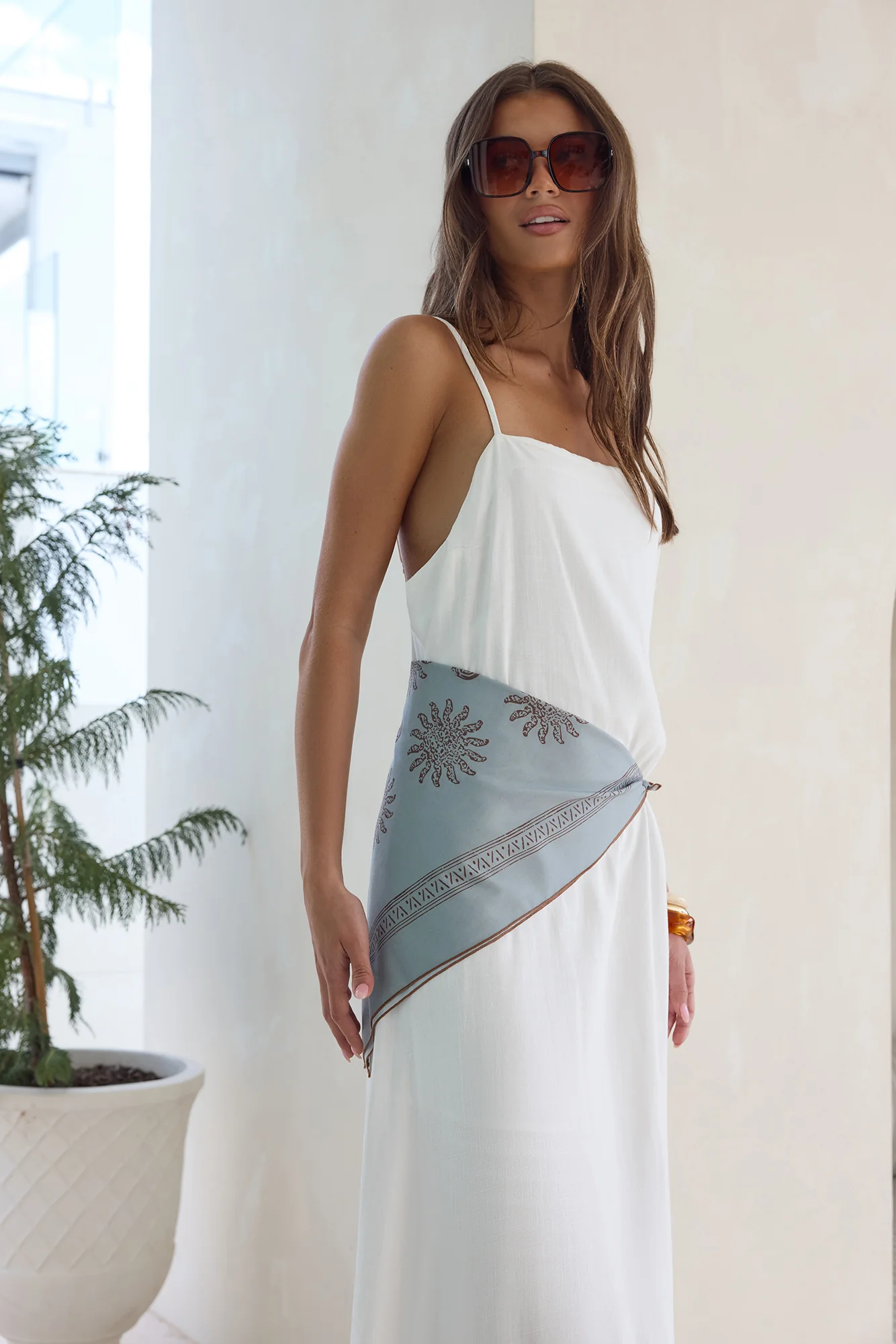 Warmth Of Love Maxi Dress White