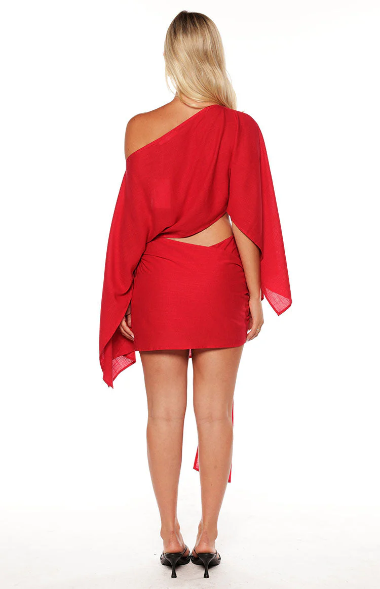 Ryoti Red Mini Dress