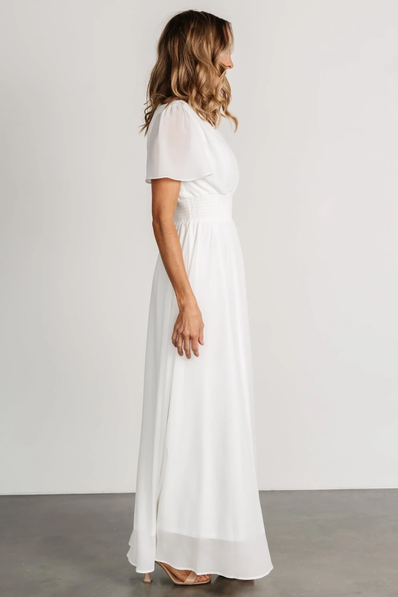 Birdie Maxi Dress | White