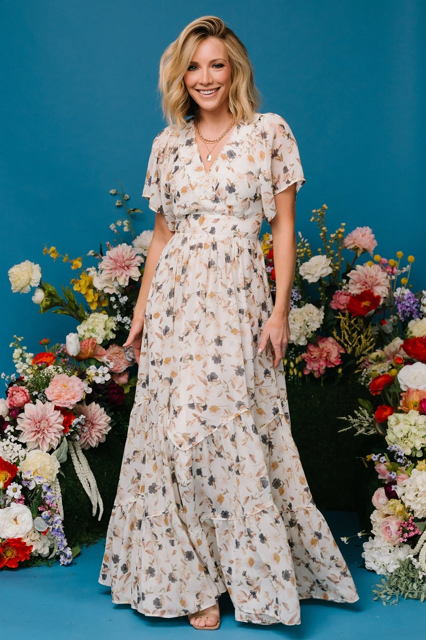 Katherine Maxi Dress | Multi Floral