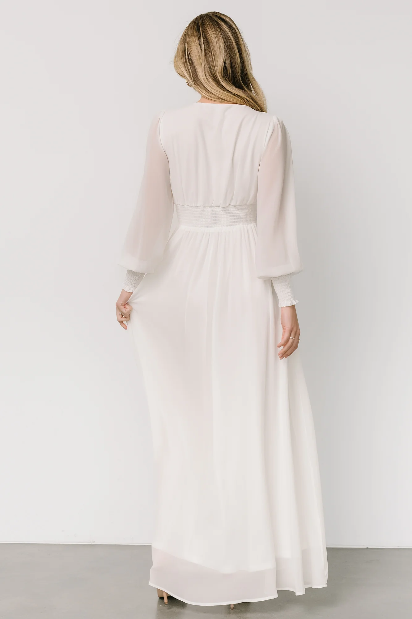 Olivia Maxi Dress | White