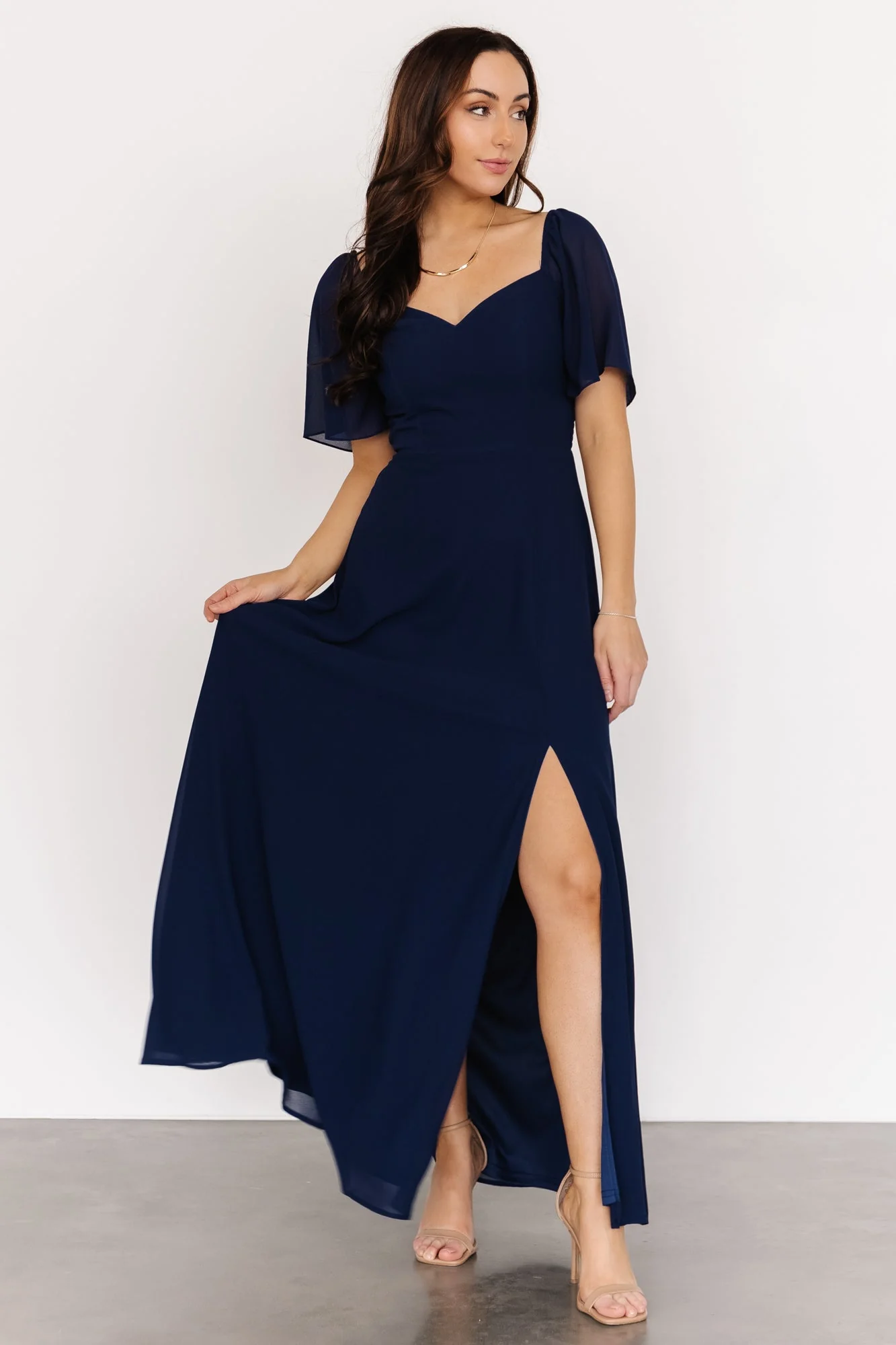 Sierra Sweetheart Maxi Dress | Navy