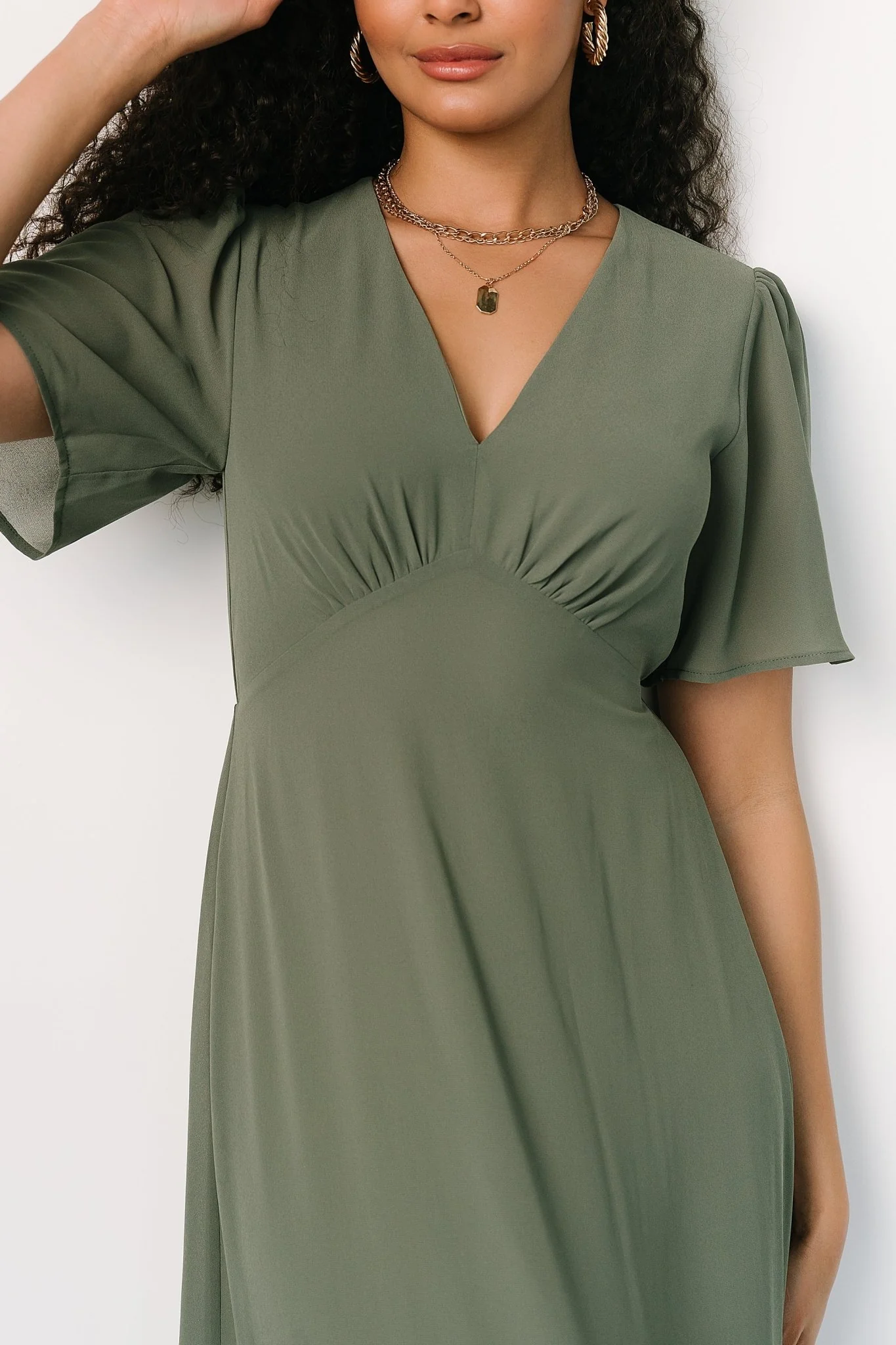 Esti Maxi Dress | Dark Sage