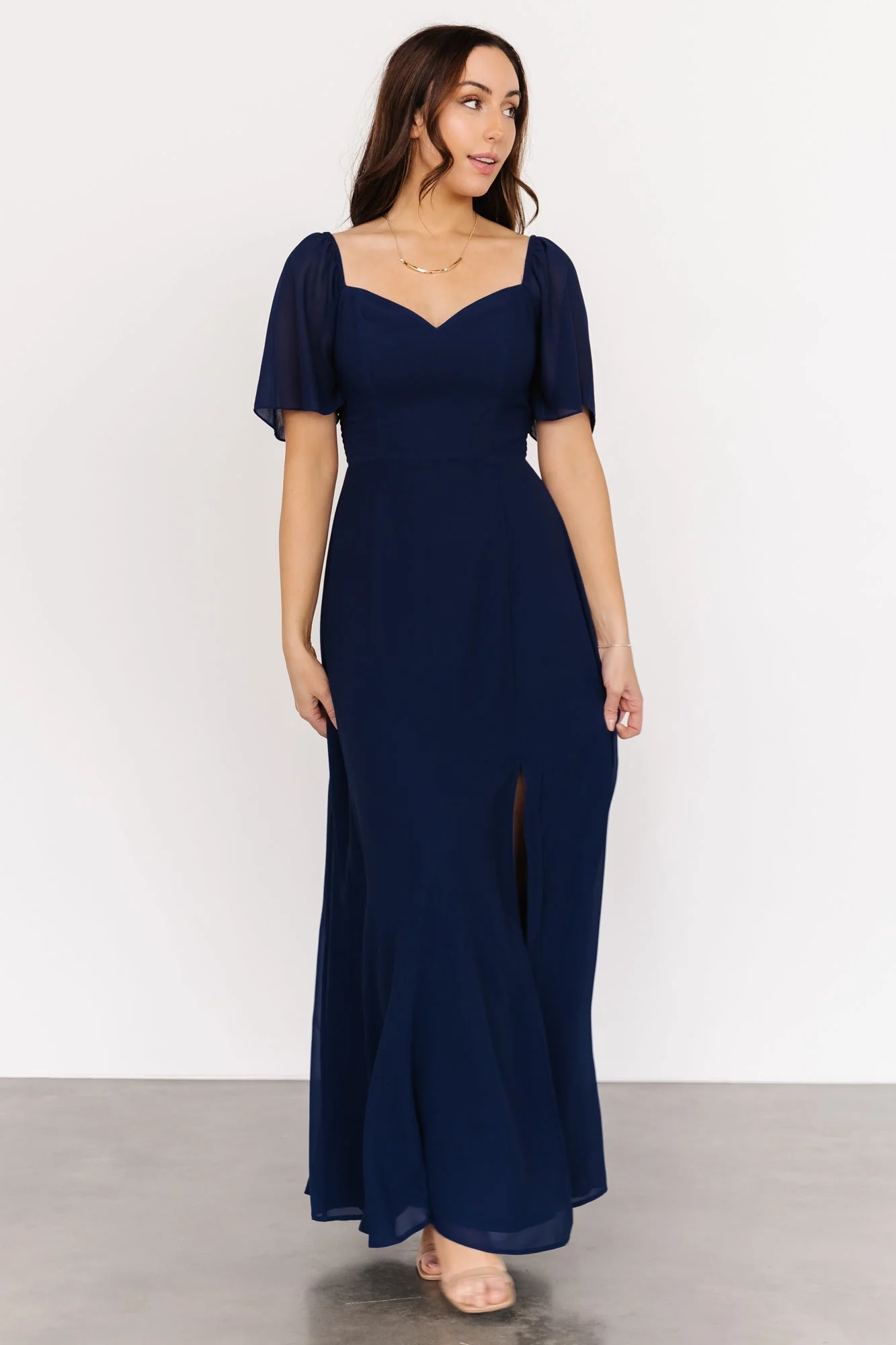 Sierra Sweetheart Maxi Dress | Navy