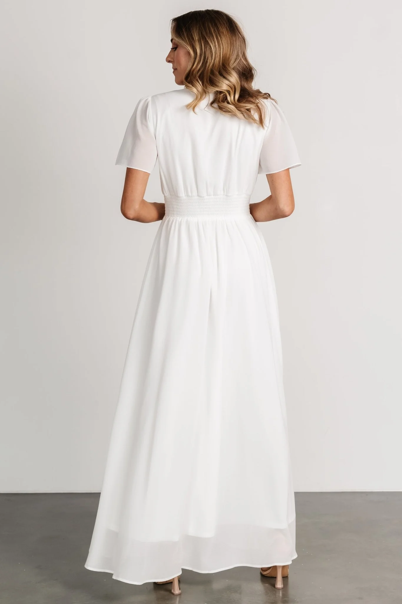 Birdie Maxi Dress | White