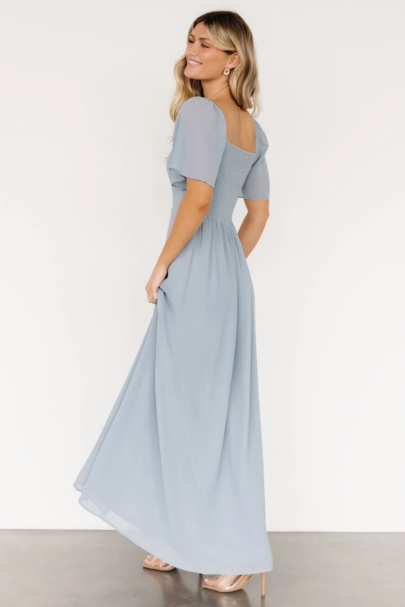 Sierra Sweetheart Maxi Dress | Light Blue
