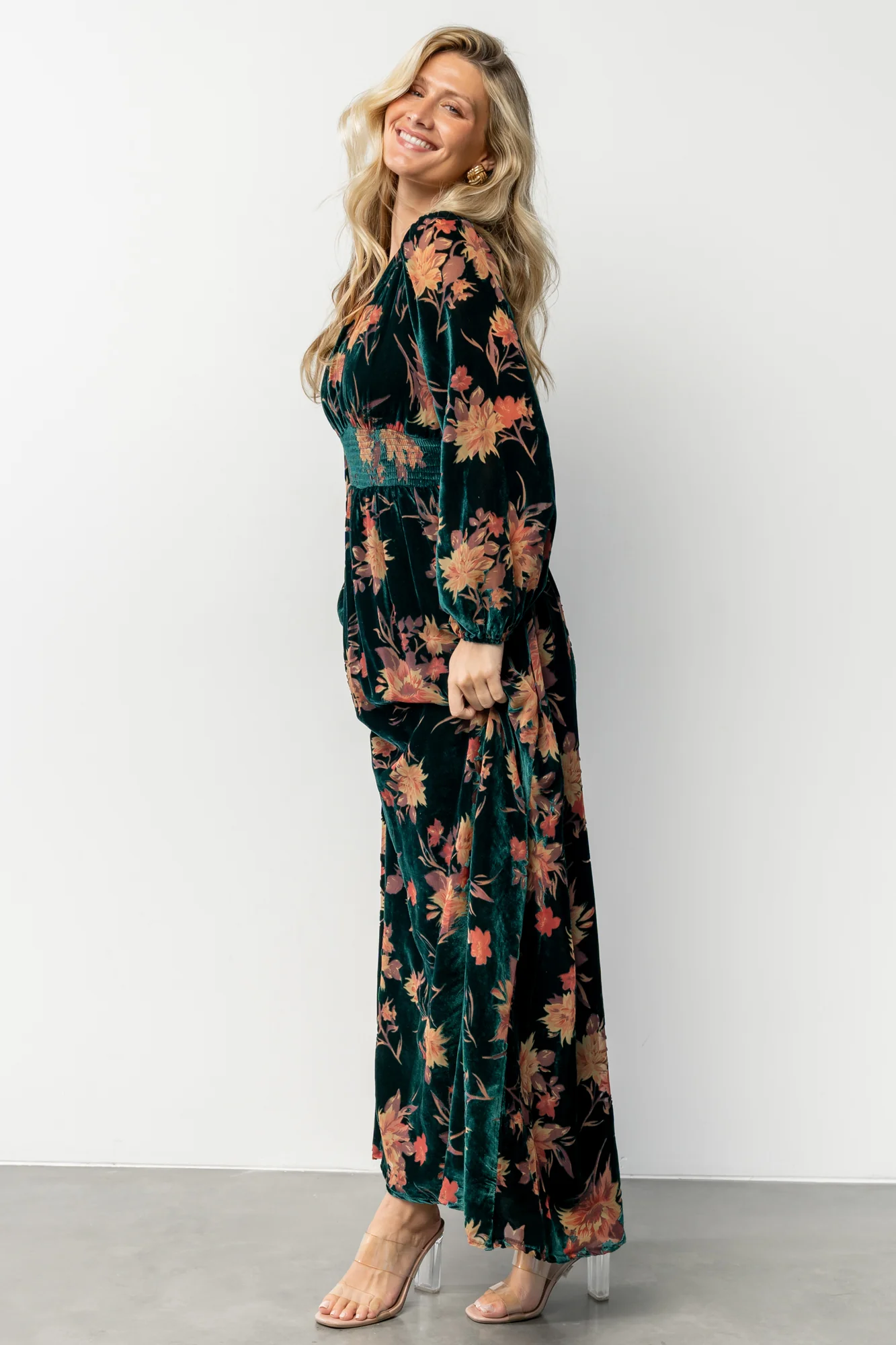 Elina Maxi Dress | Jade Multi Floral